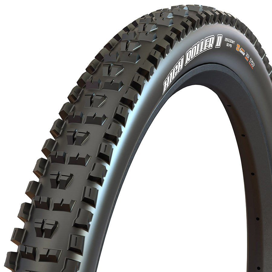 Maxxis, High Roller II, Mountain Tire, 26''x2.30, Folding, Tubeless Ready, Dual, EXO, 60TPI, Black