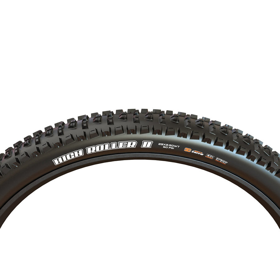 Maxxis, High Roller II, Mountain Tire, 26''x2.30, Folding, Tubeless Ready, Dual, EXO, 60TPI, Black