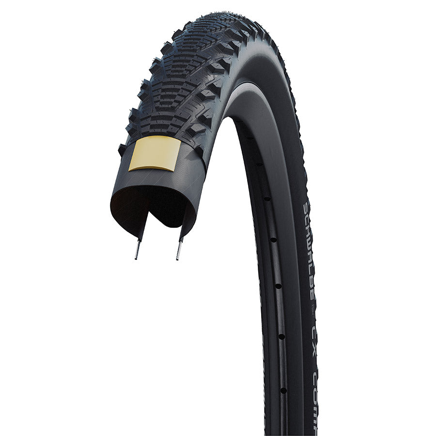 Schwalbe, CX Comp, Tire, 26''x2.00, Wire, Clincher, SBC, KevlarGuard, 50TPI, Black
