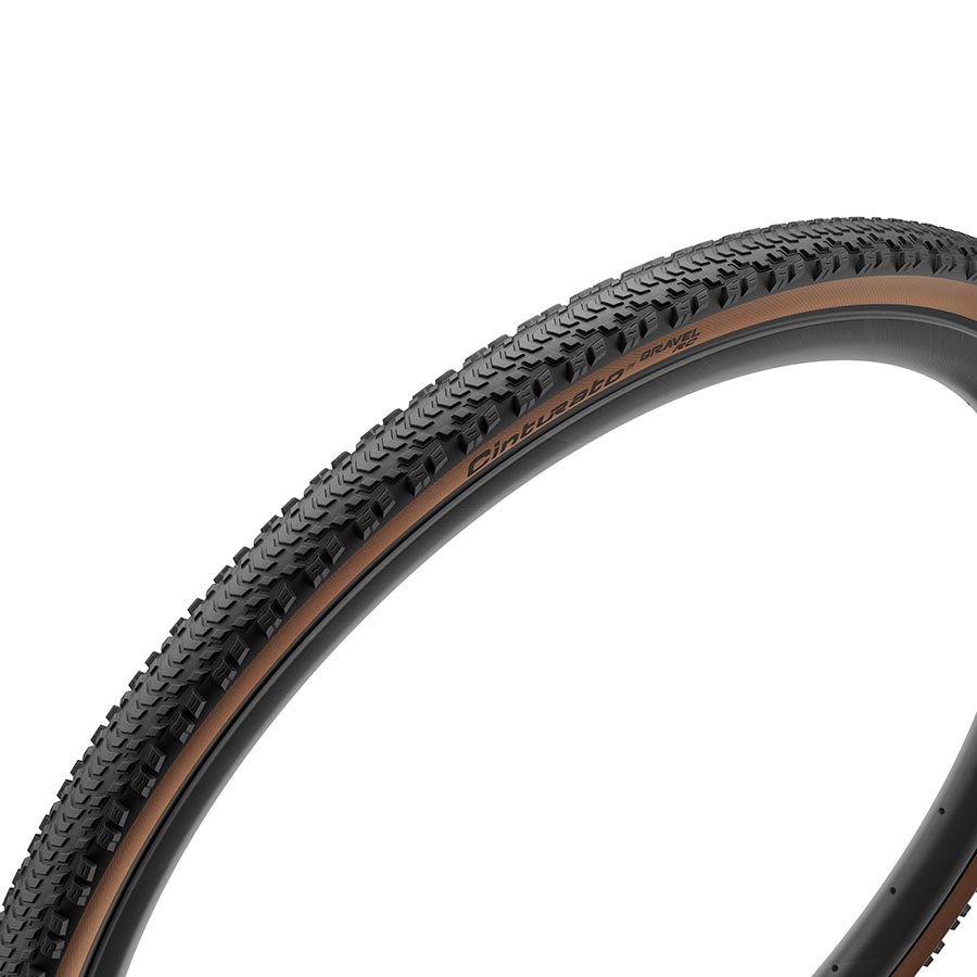 Pirelli, Cinturato GRAVEL RC, Gravel Tire, 700x35C, Folding, Tubeless Ready, SpeedGrip, TechWALL+, 127TPI, Tanwall