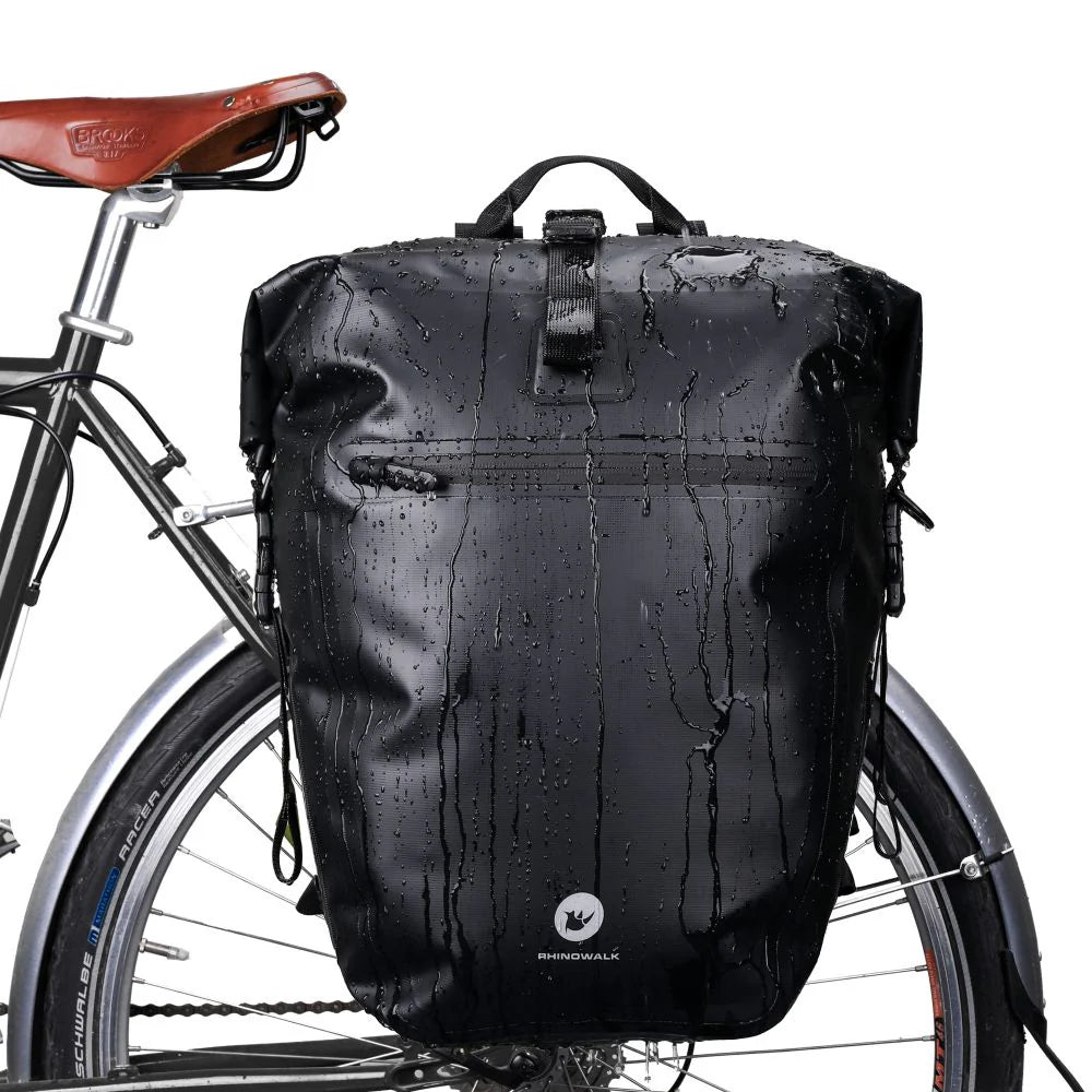 27 Liter Bike Waterproof Panniers Backpack