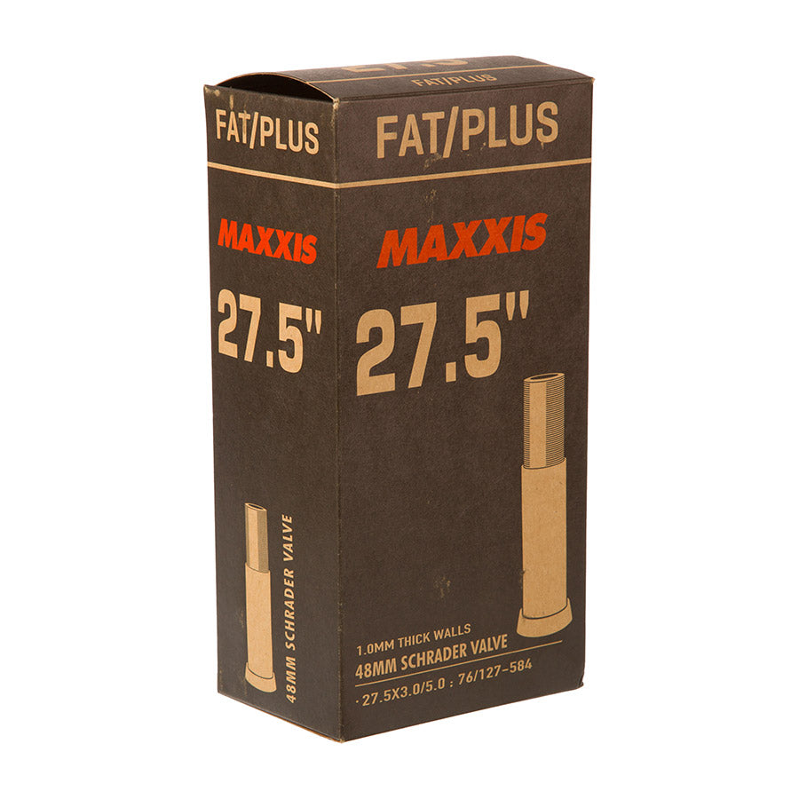 Maxxis, Fat, Tube, 0.8mm, Schrader, Length: 48mm, 26'', 3.00-5.00