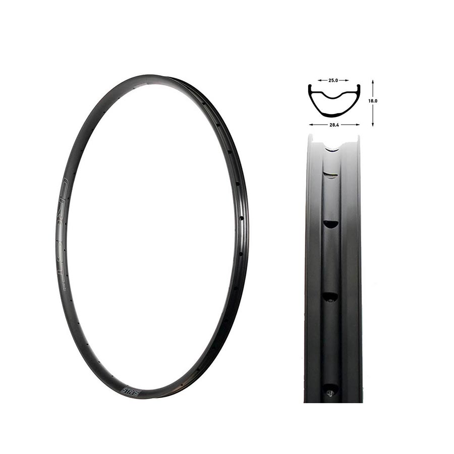 Stans No Tubes, Crest MK4, Rim, 29'', Holes: 32, Black