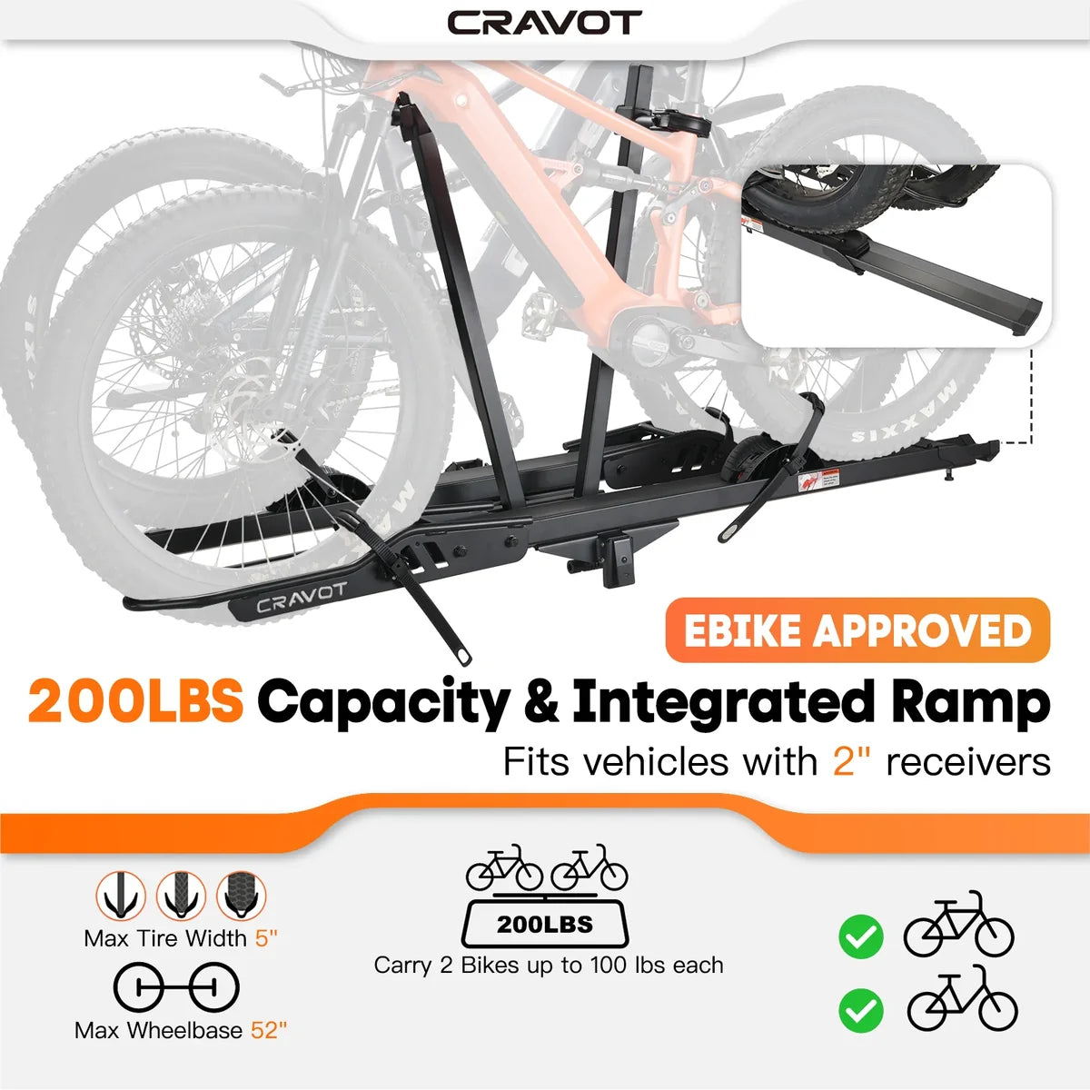 Cravot CyberRack R2 Hitch Bike Rack