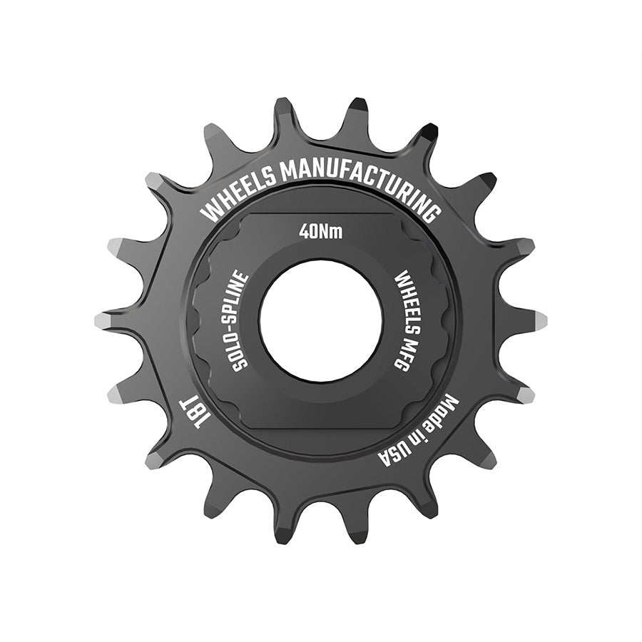 Wheels Manufacturing, SOLO-SPLINE, Cassette Spacer, Black