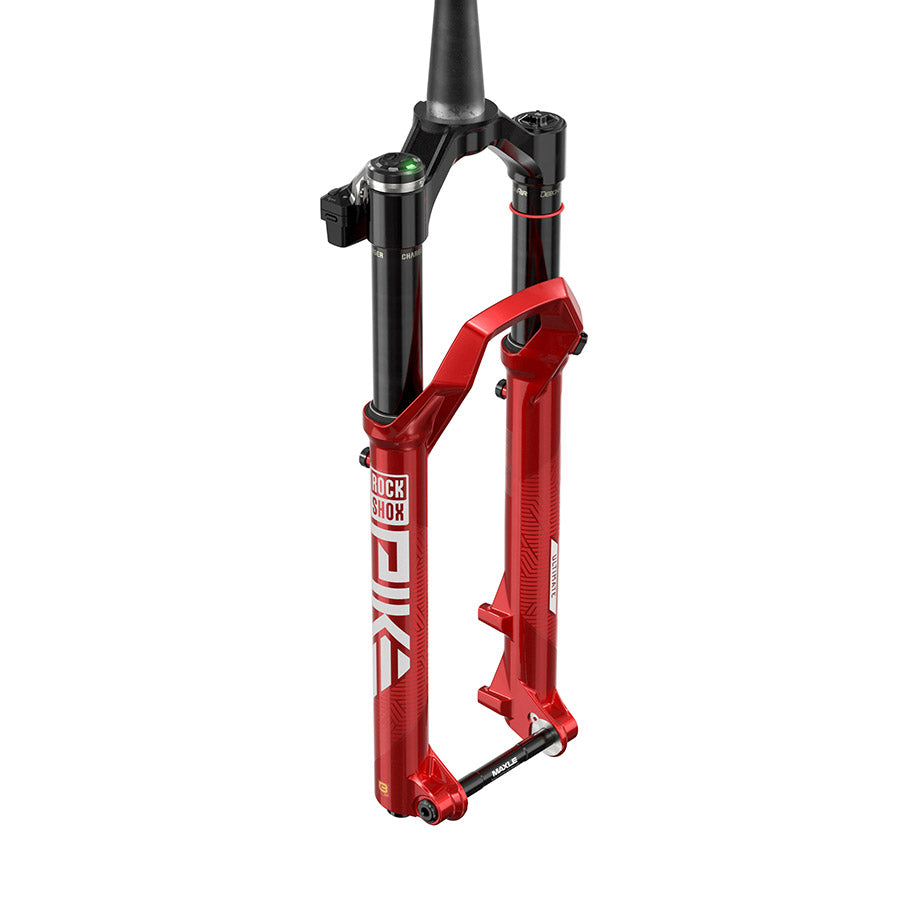 RockShox, Pike Ult Flight Attendant A3, Suspension Fork, 29'', DebonAir+ W/ButterCups, 140mm, 1-1/8''-1.5'', 15x110mm TA, Rake: 44mm, Black, Remote: Sold Separately
