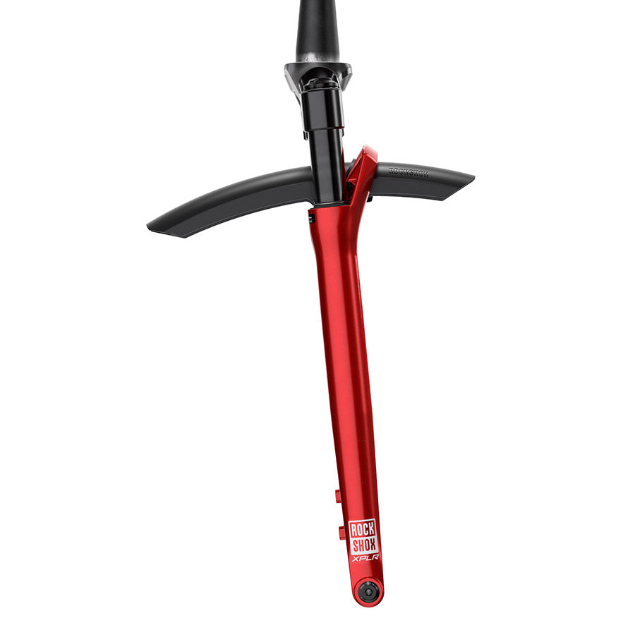 RockShox, Rudy XL Ultimate A1, Suspension Fork, 700C, Solo Air, 60mm, 1-1/8''-1.5'', 12x100mm TA, Rake: 45mm, Black