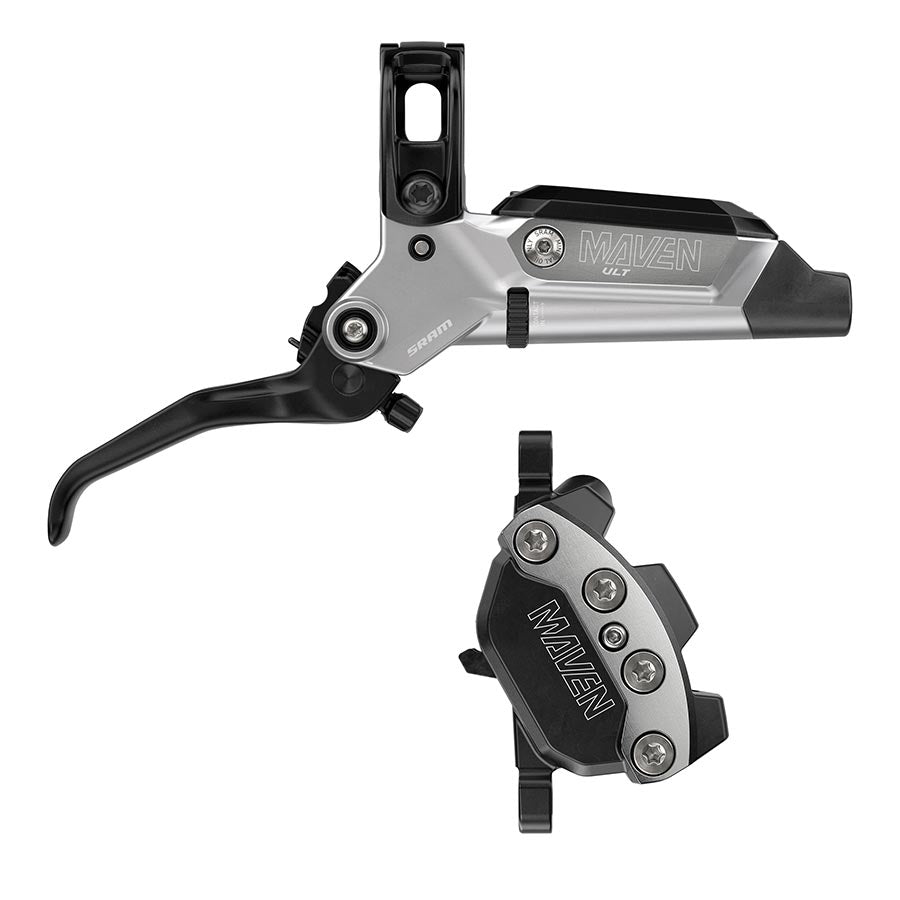 SRAM, Maven Ultimate Stealth, MTB Hydraulic Disc Brake, Rear, Post mount, Silver
