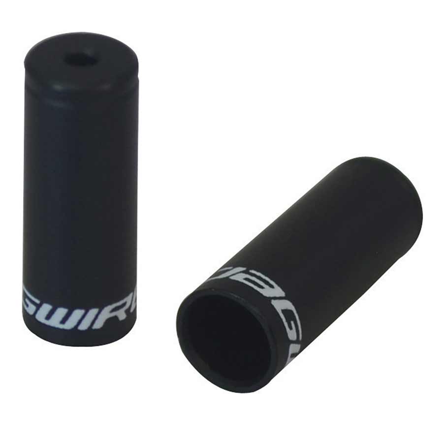 Jagwire, Housing stops for brake housing, 5mm, Brass, Pre-crimped, Silver, Bottle of 200