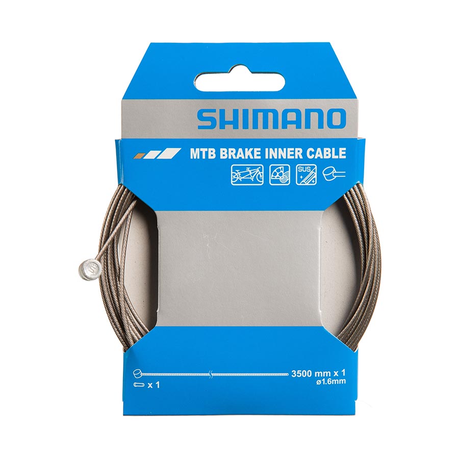 Brake Cable, Stainless, MTB Tandem, 1.6 x 3500mm, Unit