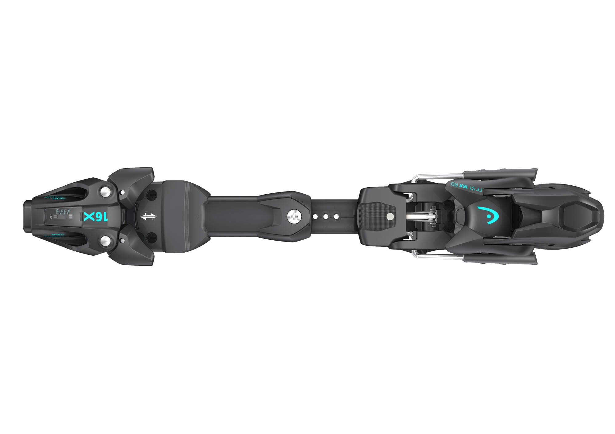HEAD Freeflex ST 16 X RD Ski Bindings - 85 mm Matte Black/Speed Blue