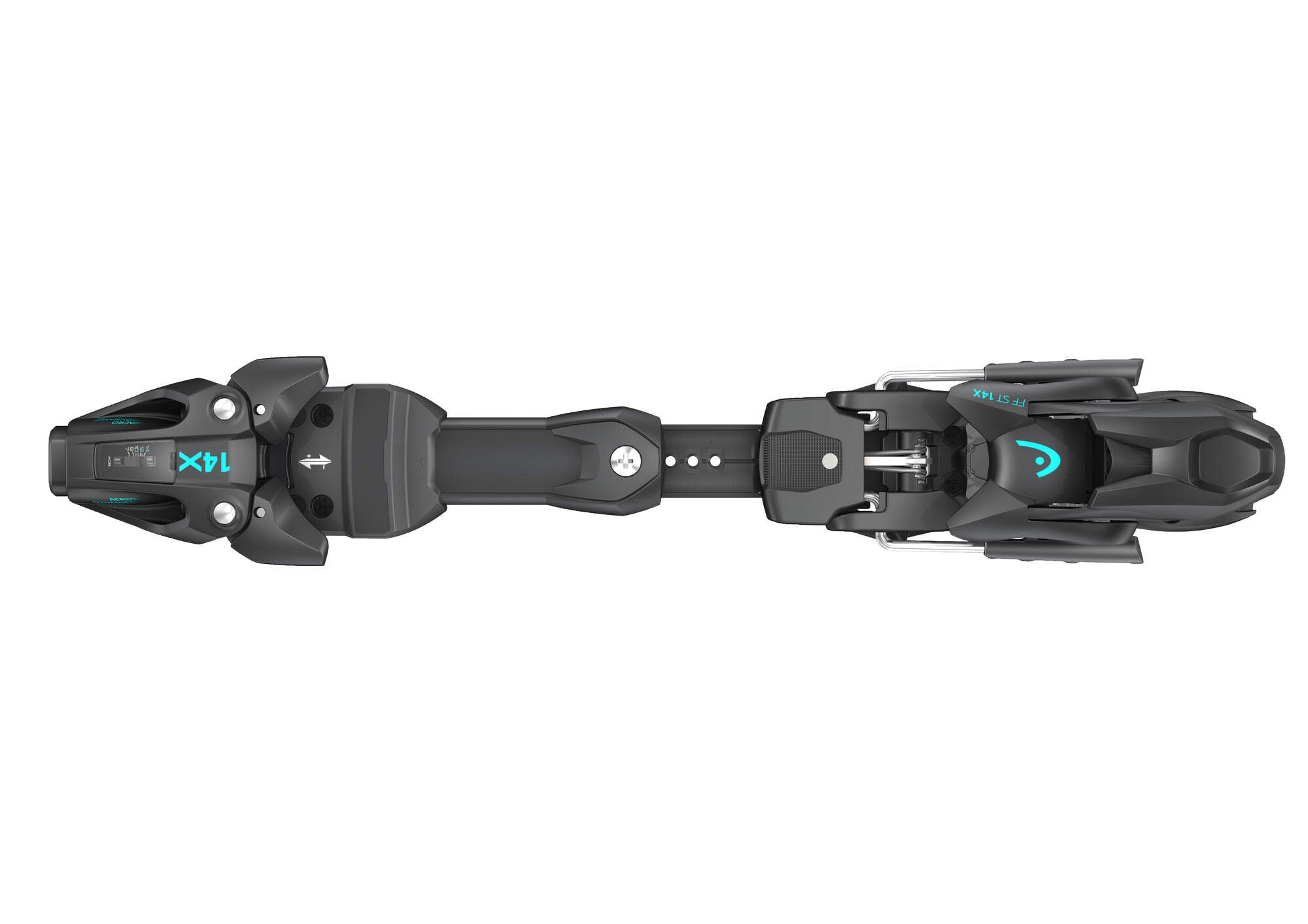 HEAD Freeflex ST 14 X Ski Bindings - 85 mm Matte Black/Speed Blue