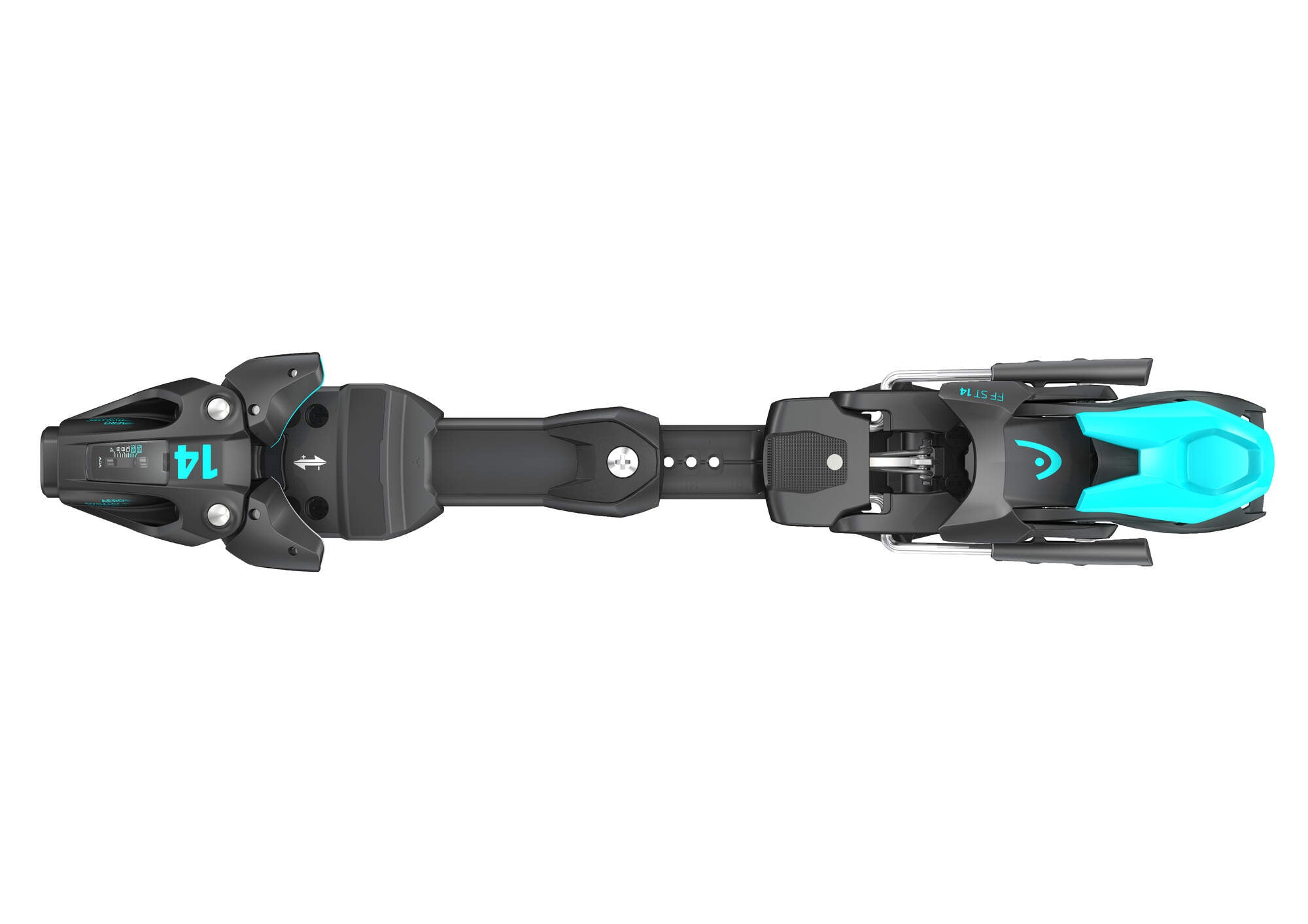 HEAD Freeflex ST Ski Bindings - 85 mm Matte Black/Speed Blue
