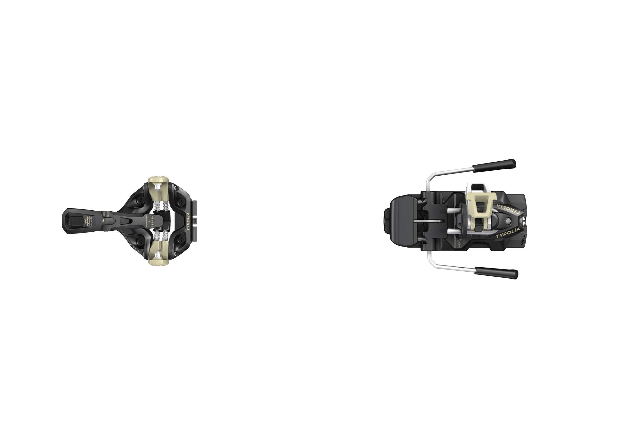 Tyrolia Almonte 12 PT Ski Bindings - 90 mm Black/Sand