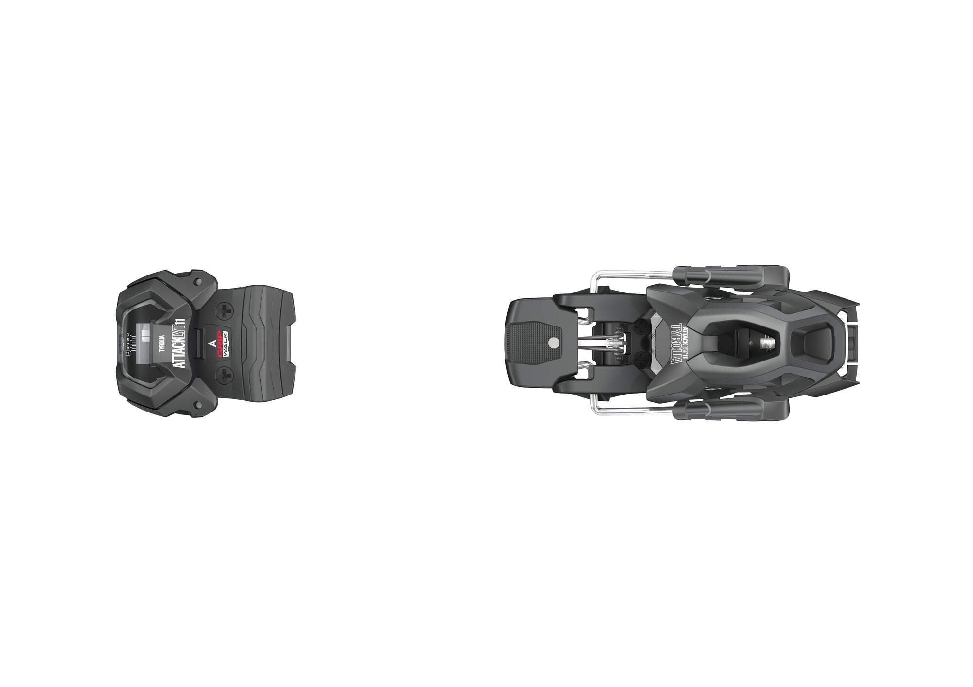 Tyrolia Attack LYT 11 GW Ski Bindings - No Brake Solid Black
