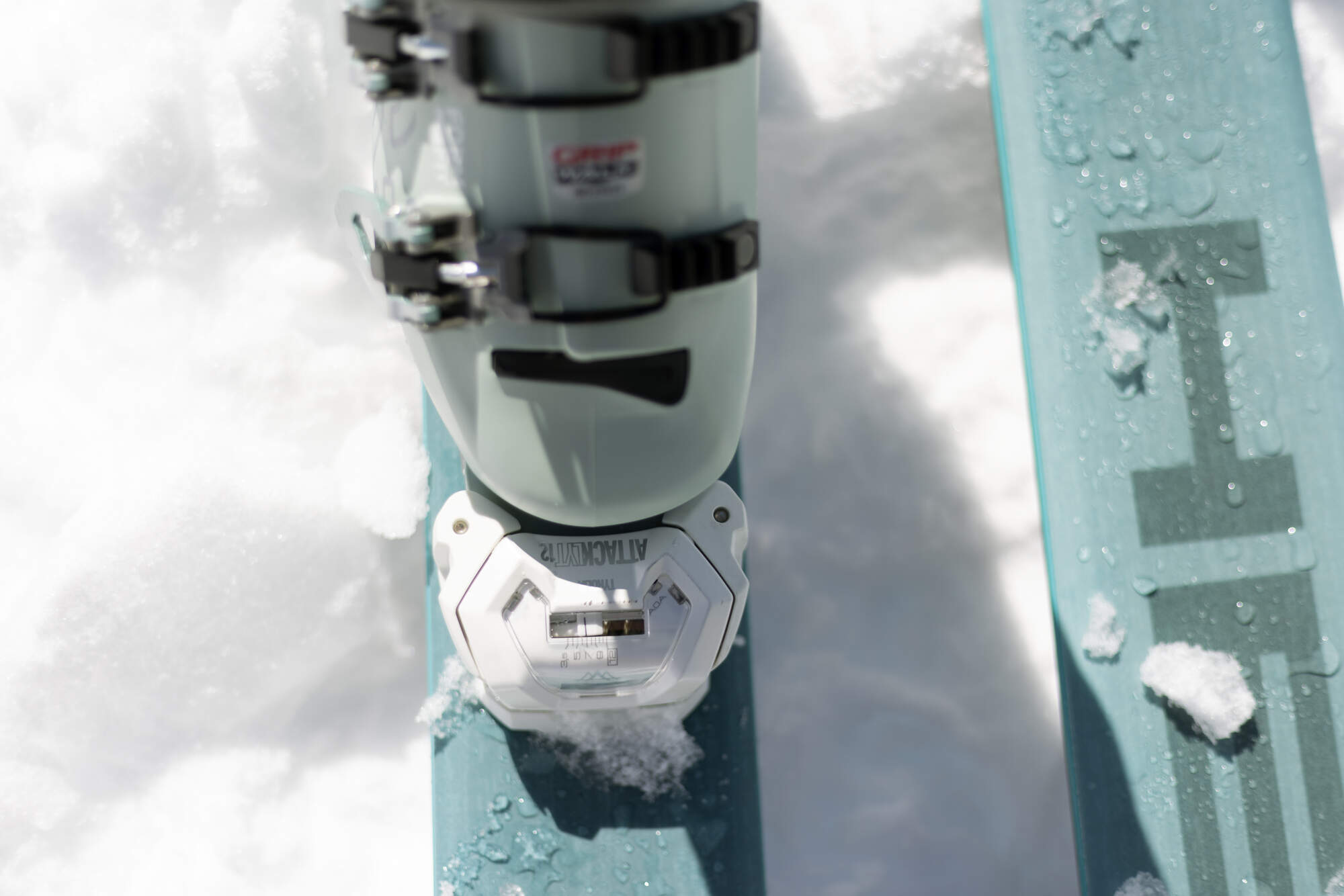 Tyrolia Attack LYT 12 GW Ski Bindings - 95 mm Matte White