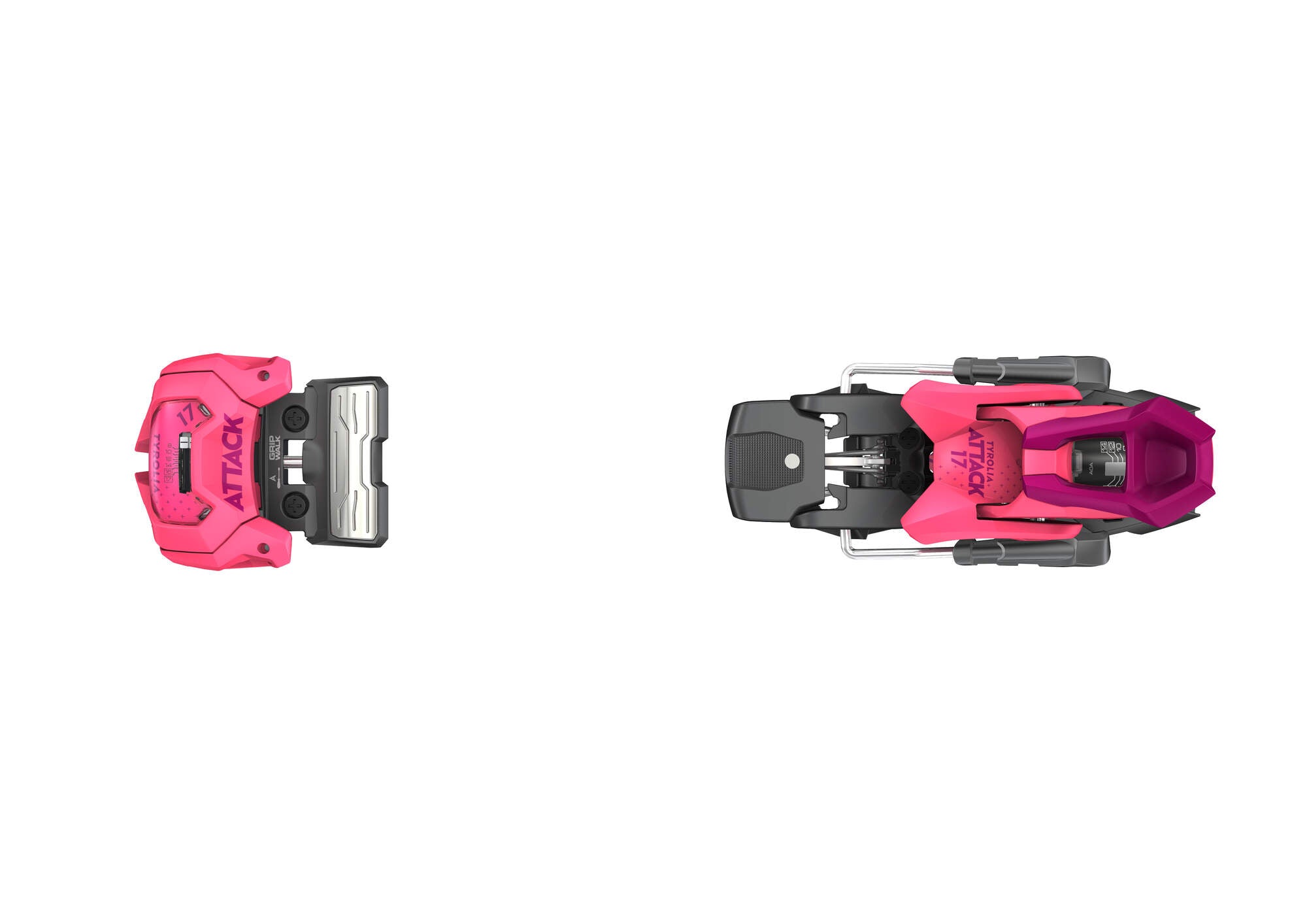 Tyrolia Attack 17 GW Ski Bindings - 110 mm Pink