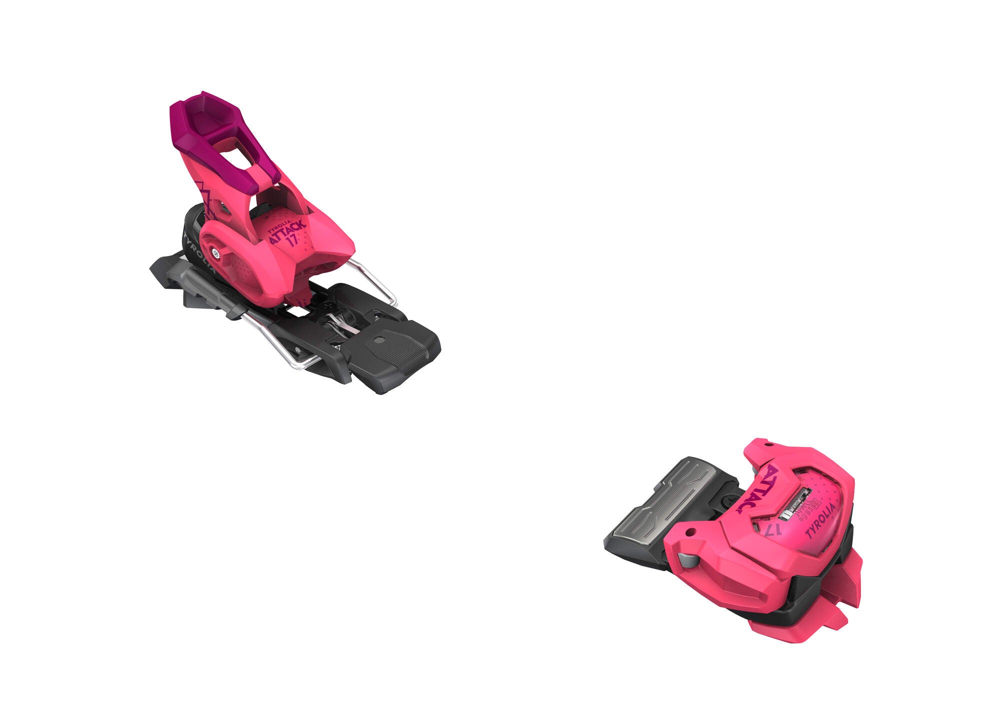 Tyrolia Attack 17 GW Ski Bindings - 130 mm Pink
