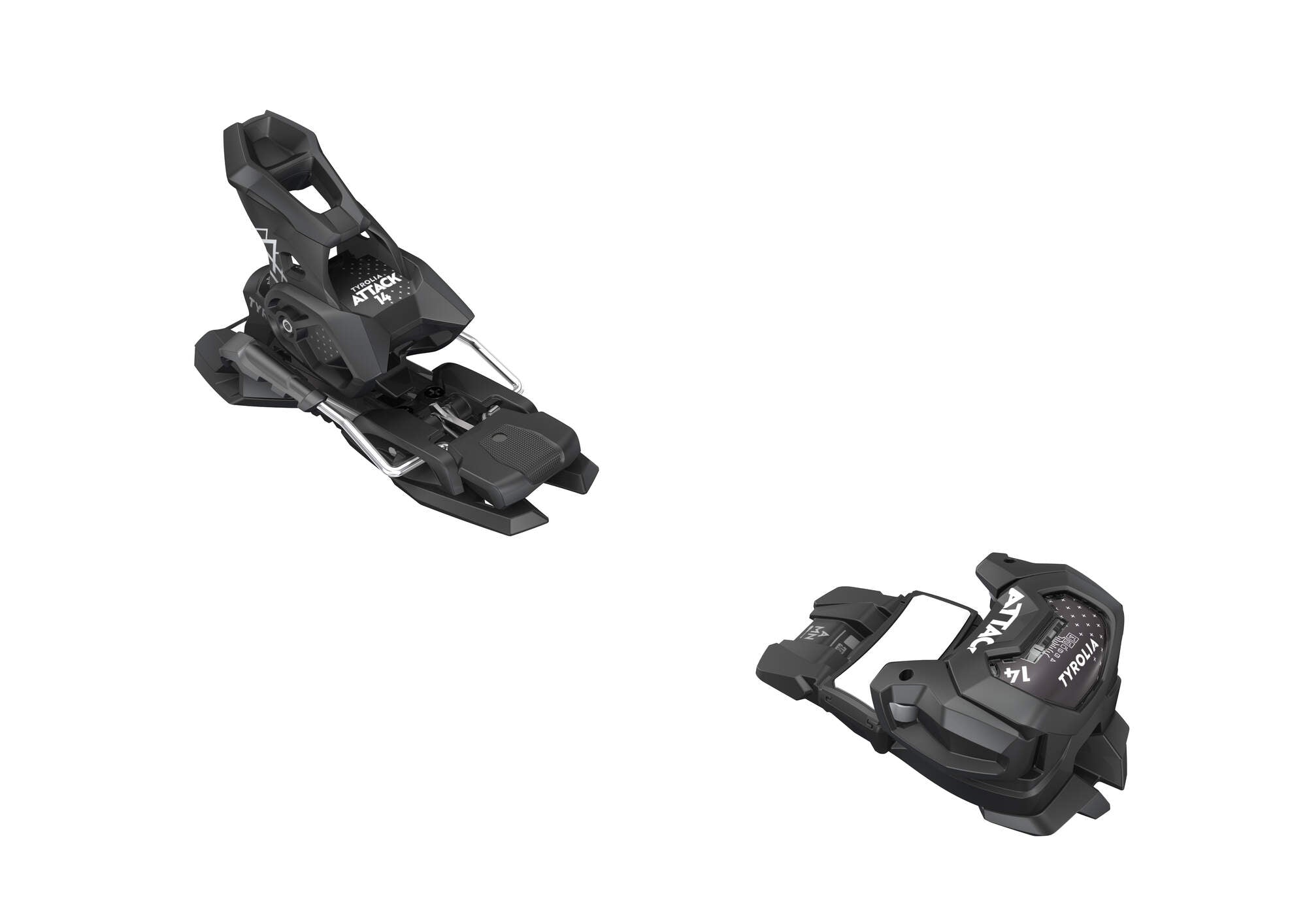 Tyrolia Attack 14 MN Ski Bindings - 95 mm Solid Black
