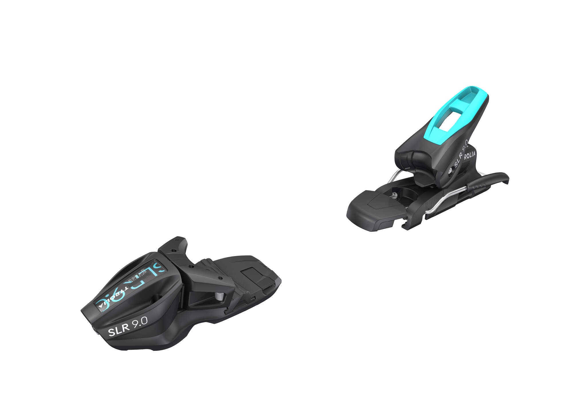 Tyrolia SLR 9.0 GW Ski Bindings - 78 mm Solid Black/Speed Blue