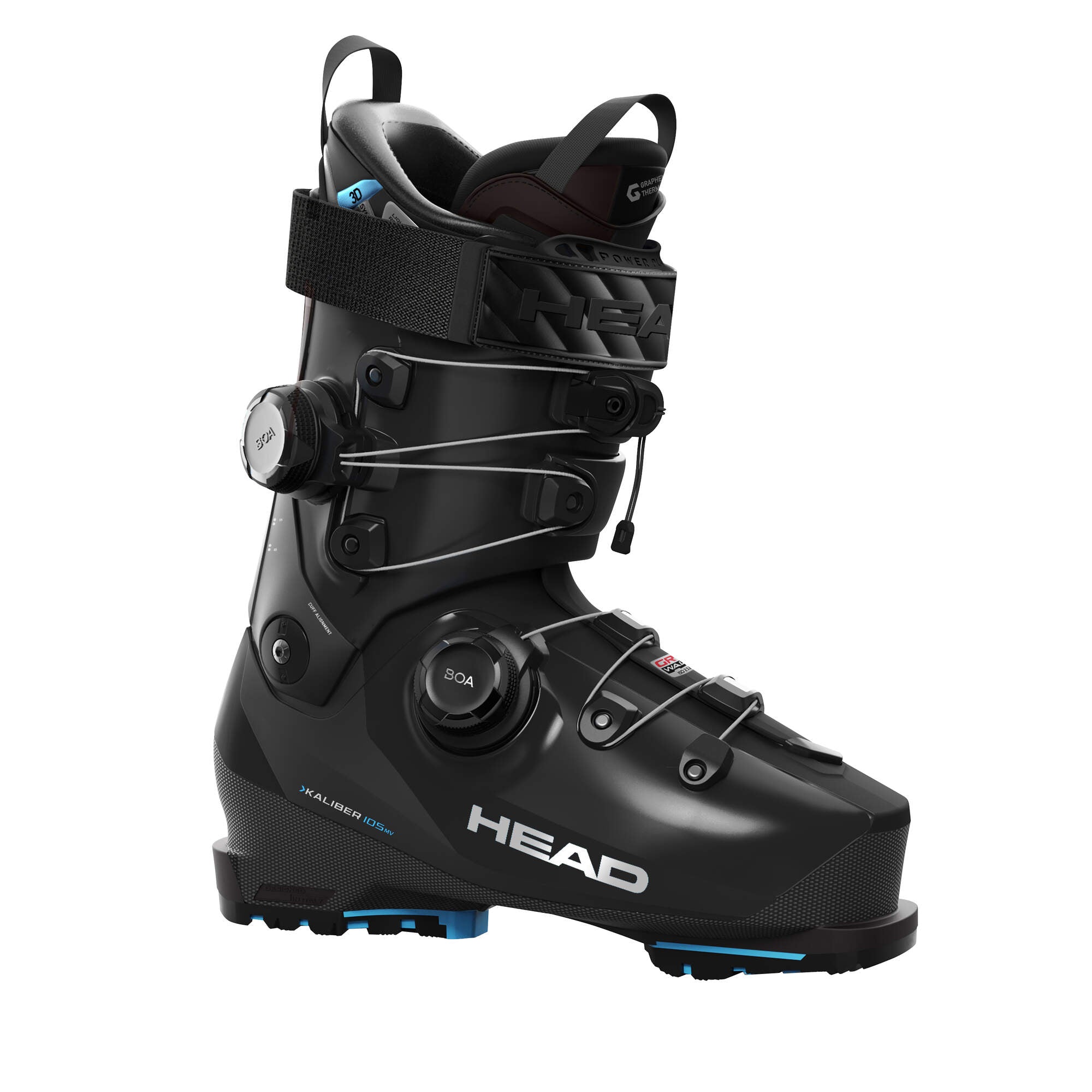 HEAD Kaliber 105 W MV GW BOA2 Women's Ski Boots - Black/Turquoise