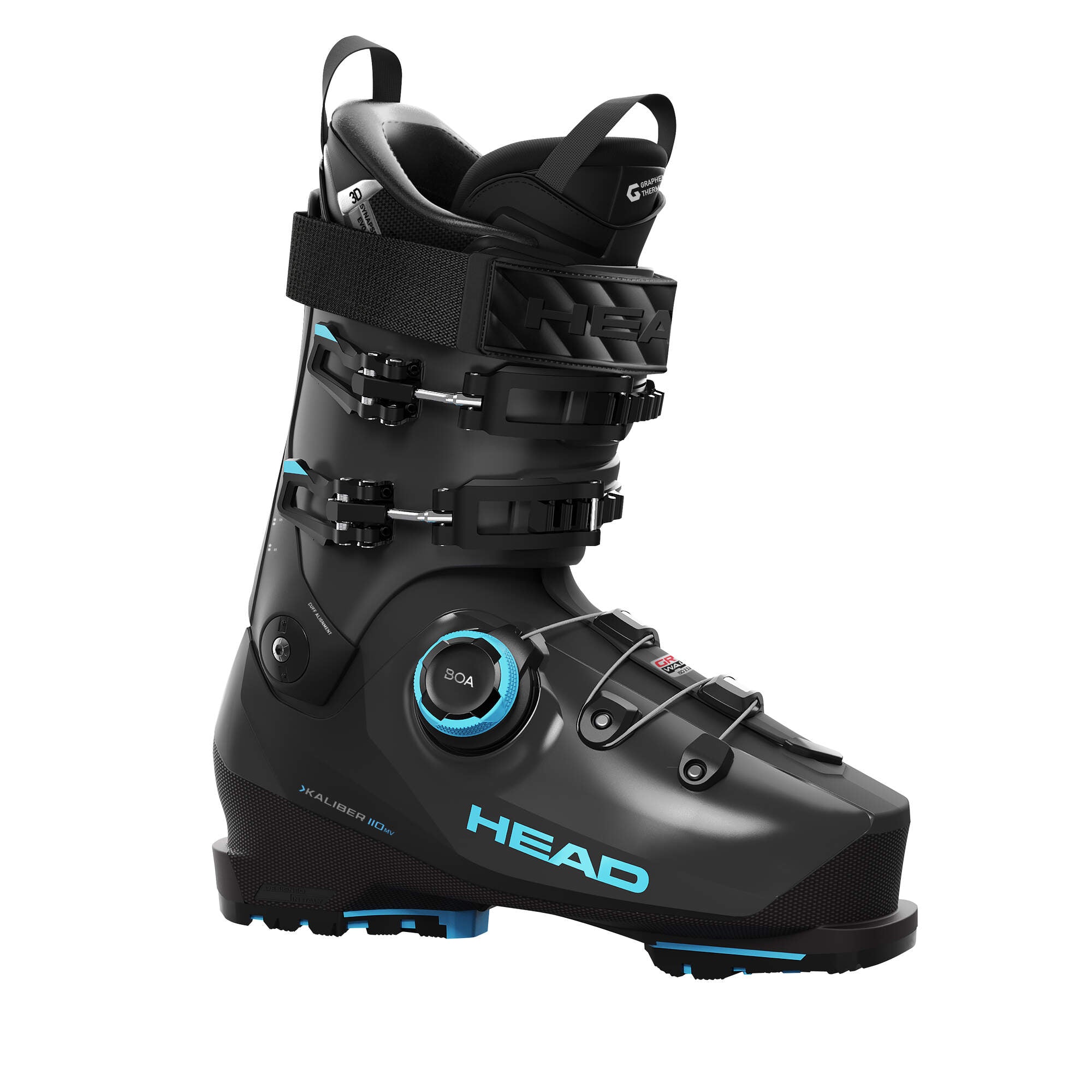 HEAD Kaliber 110 MV GW BOA Ski Boots - Anthracite/Speedblue