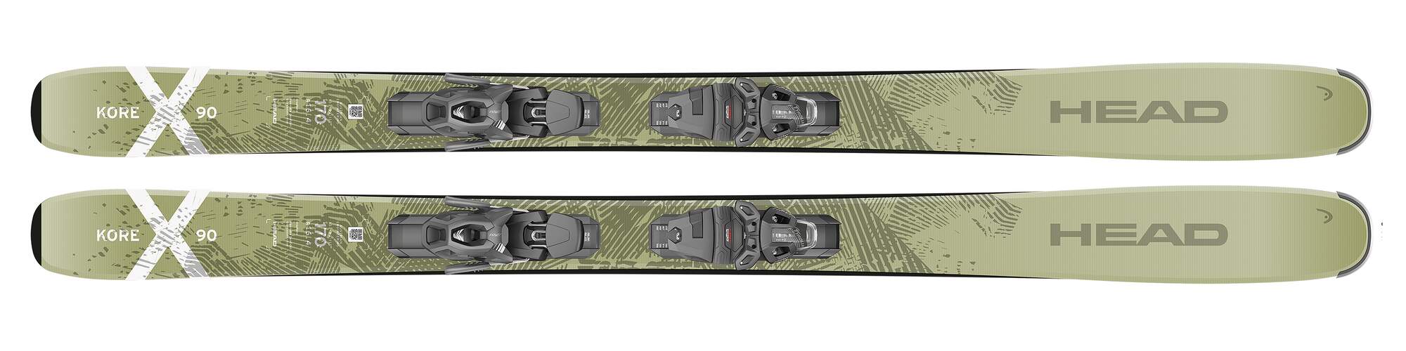 HEAD Kore X 90 Skis + PRW 11 GW Bindings