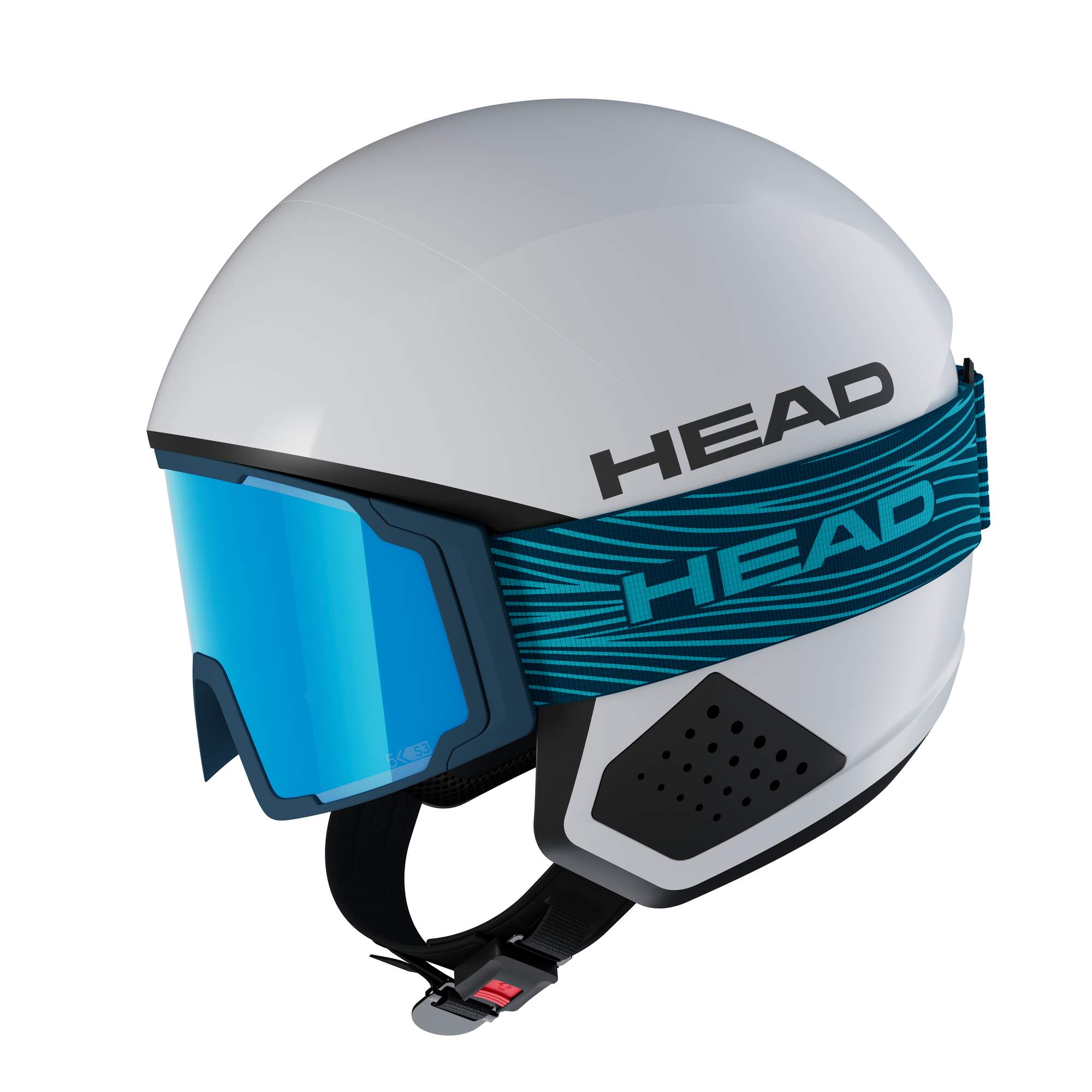 HEAD Neves Pro 5K Race Goggles - Blue/Petrol + Spare Lens