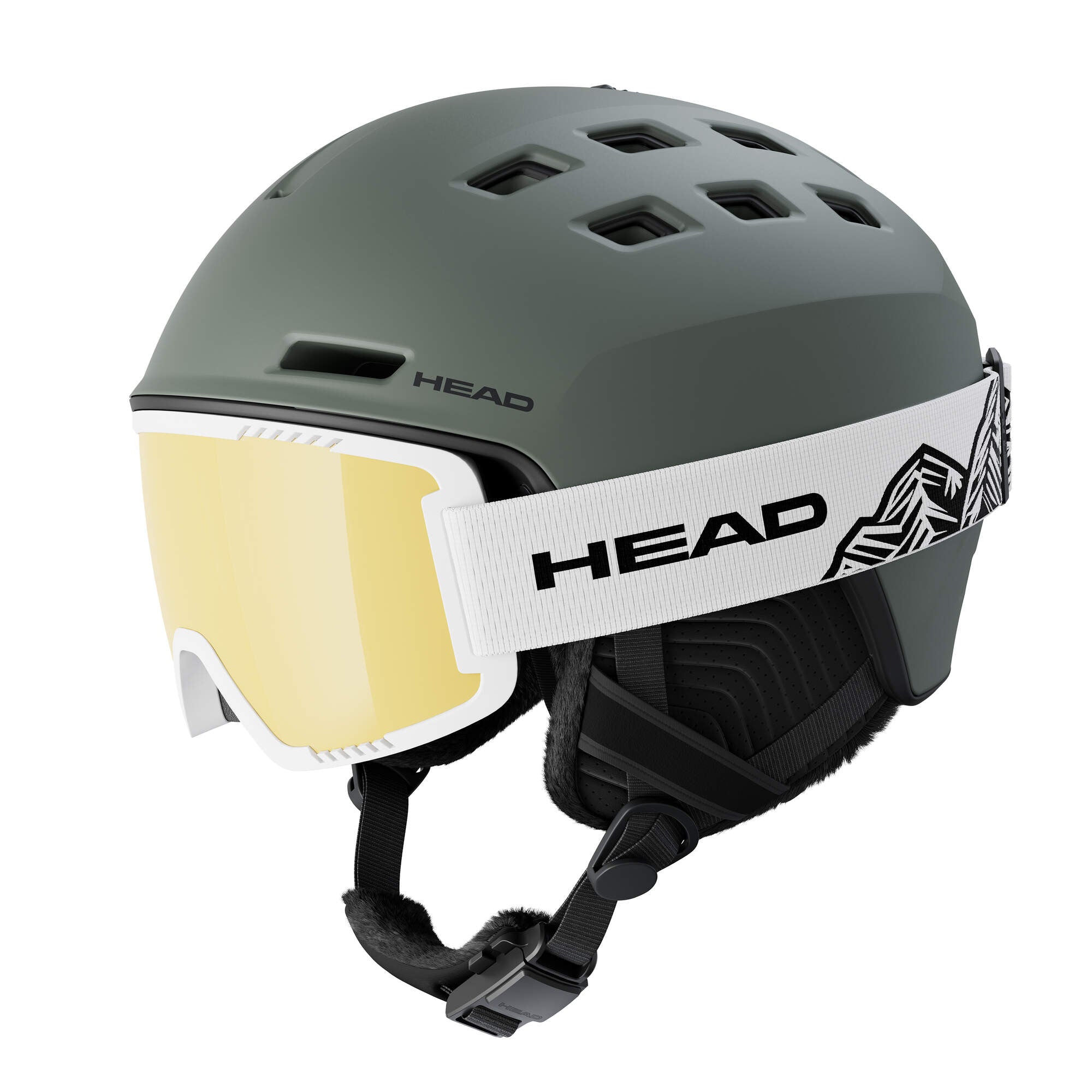 HEAD Contex Pro 5K Goggles - Gold/White