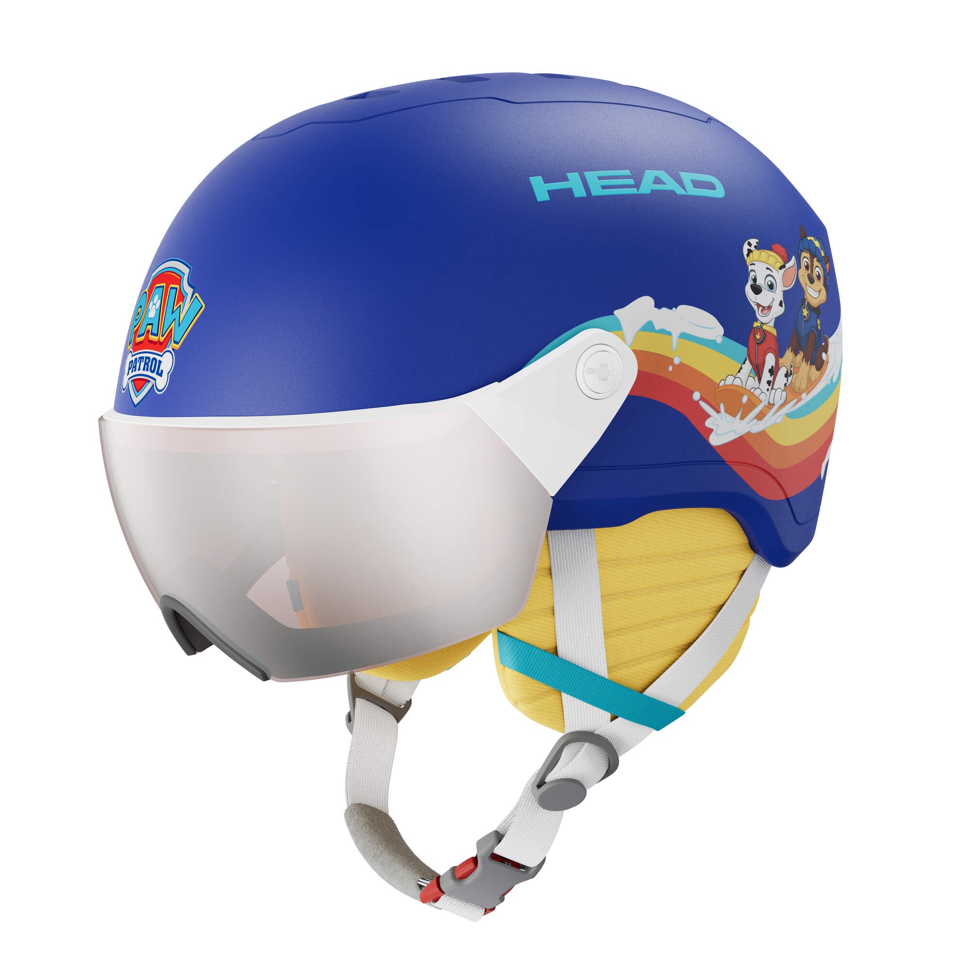 HEAD Yuki Visor Paw Kids' Helmet - Blue