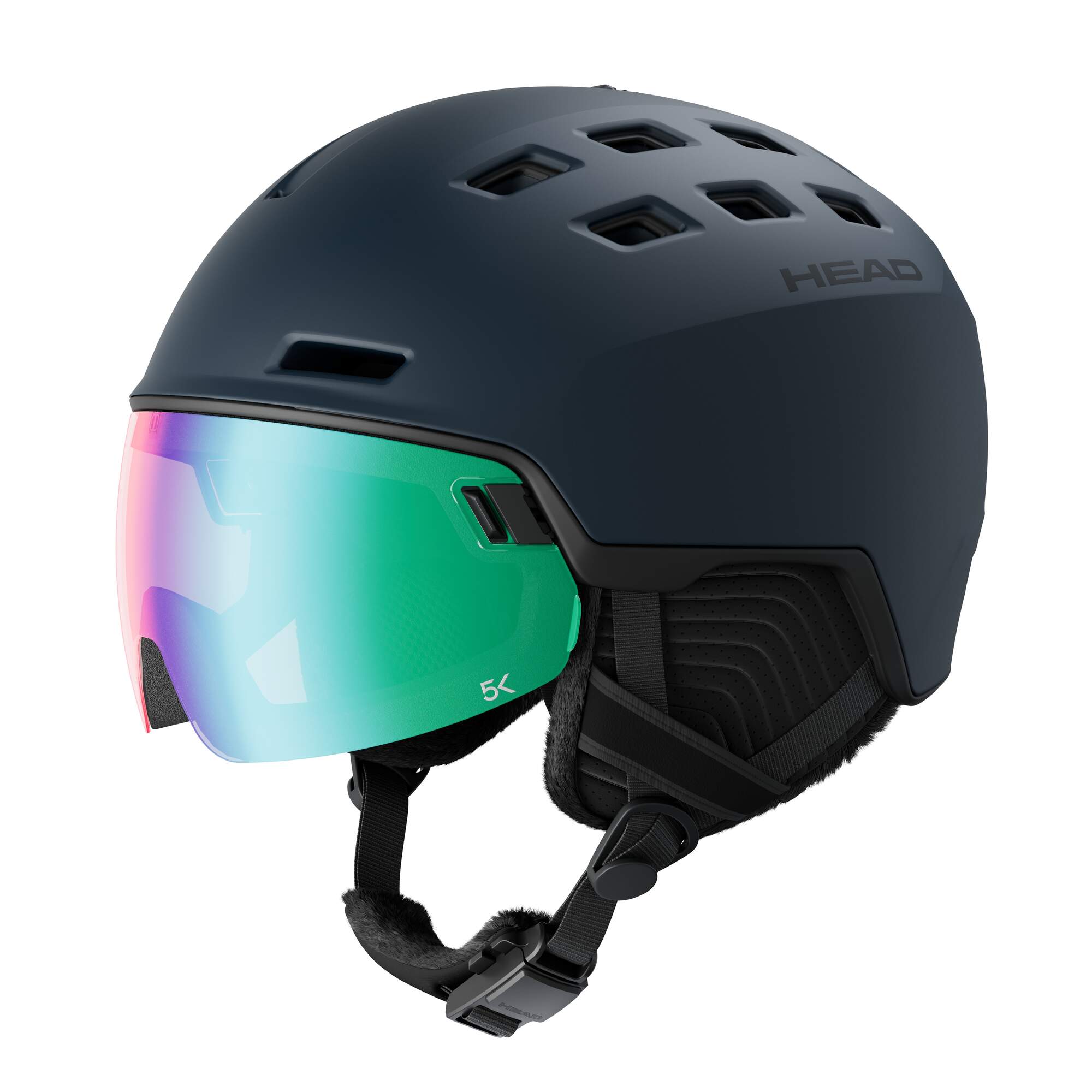HEAD Radar 5K Visor Helmet - Deep Blue