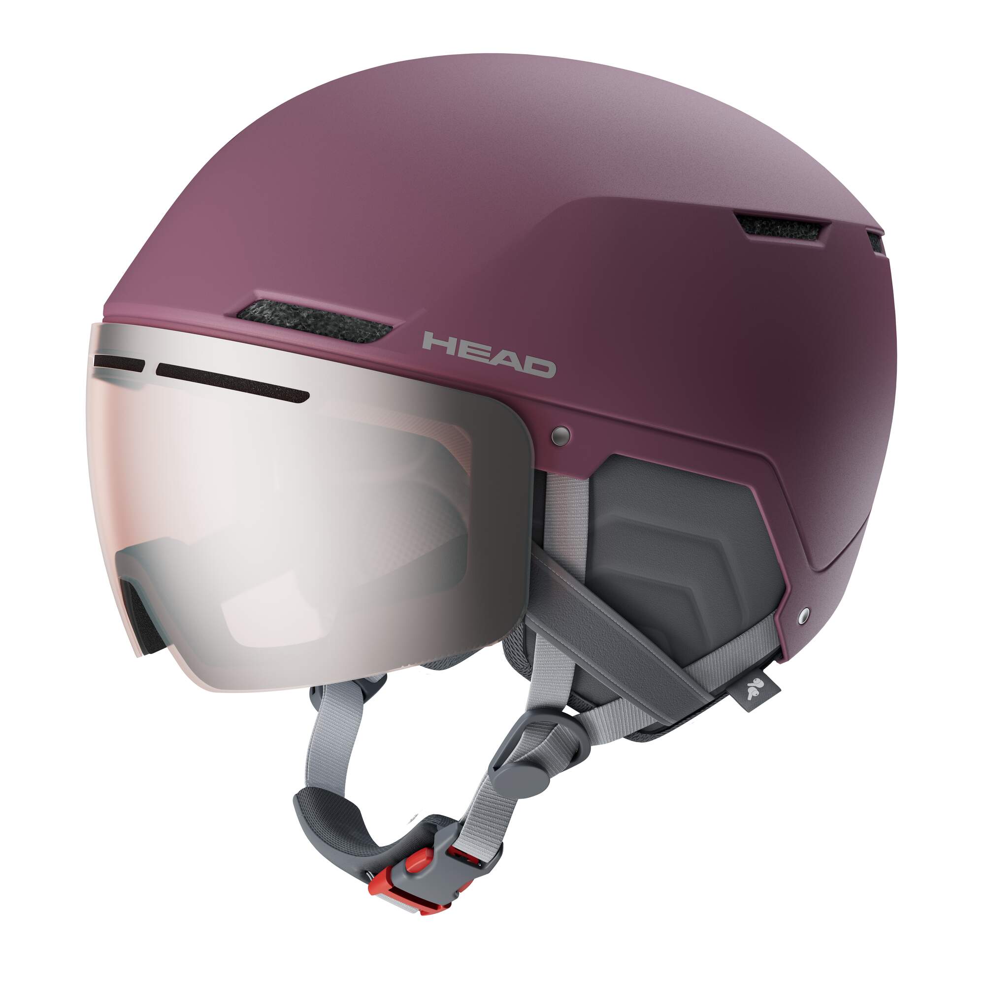 HEAD Cinema W Visor Women's Helmet - Dark Purple