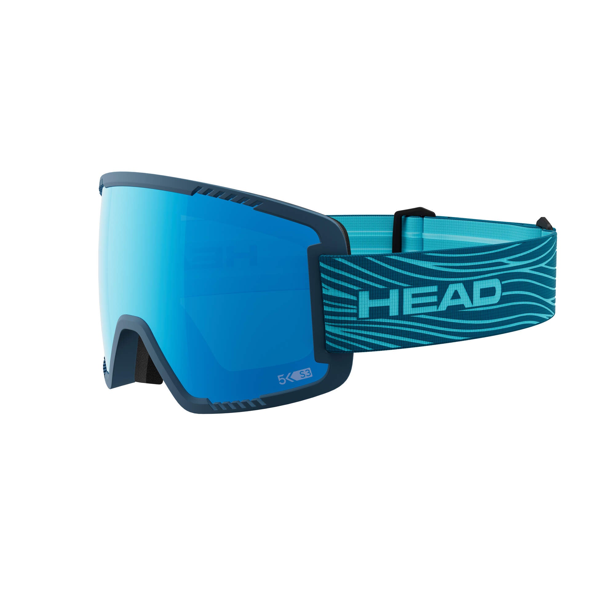 HEAD Contex Pro 5K Race Goggles - Blue/Petrol + Spare Lens