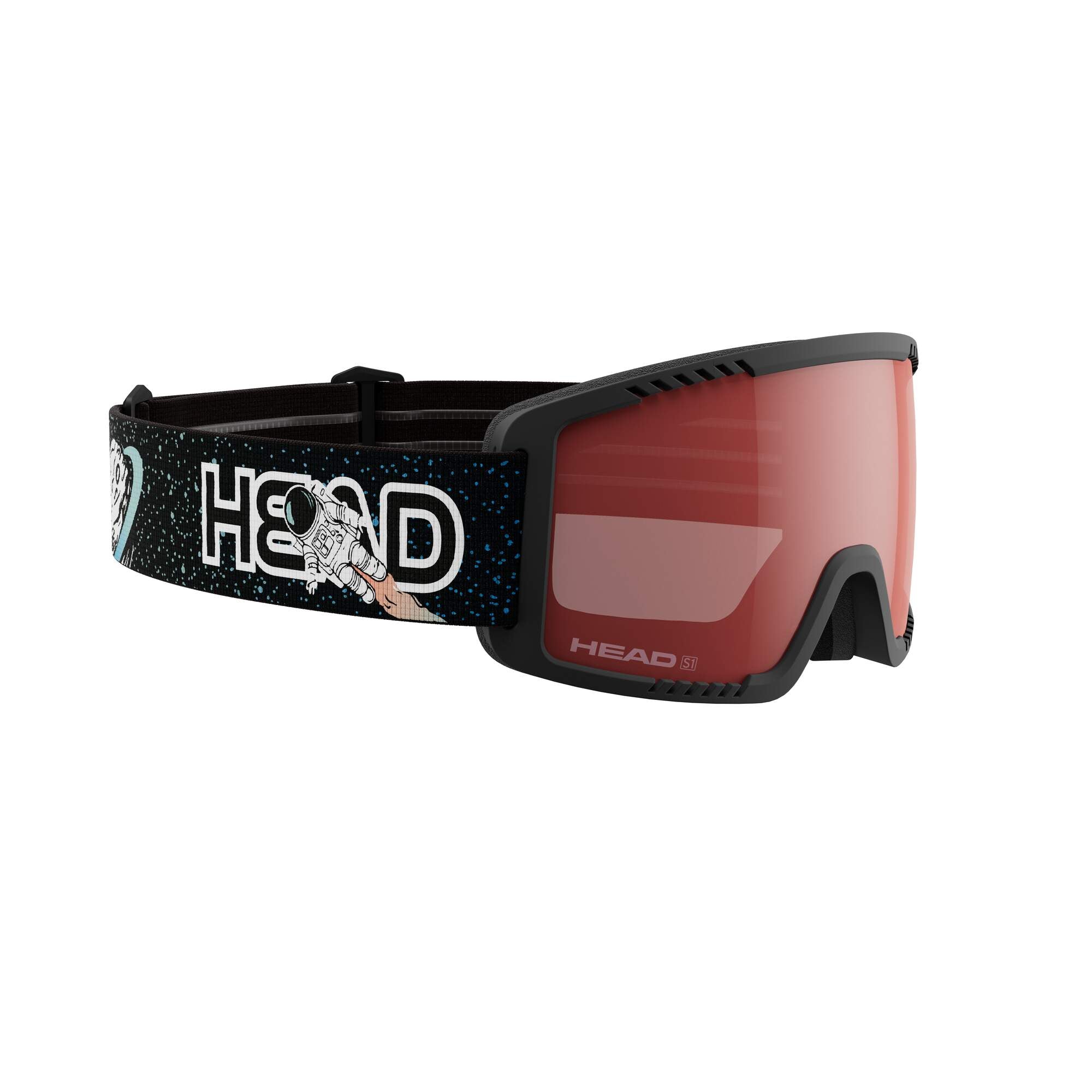 HEAD Contex Yuki Kids' Goggles - Red/Space