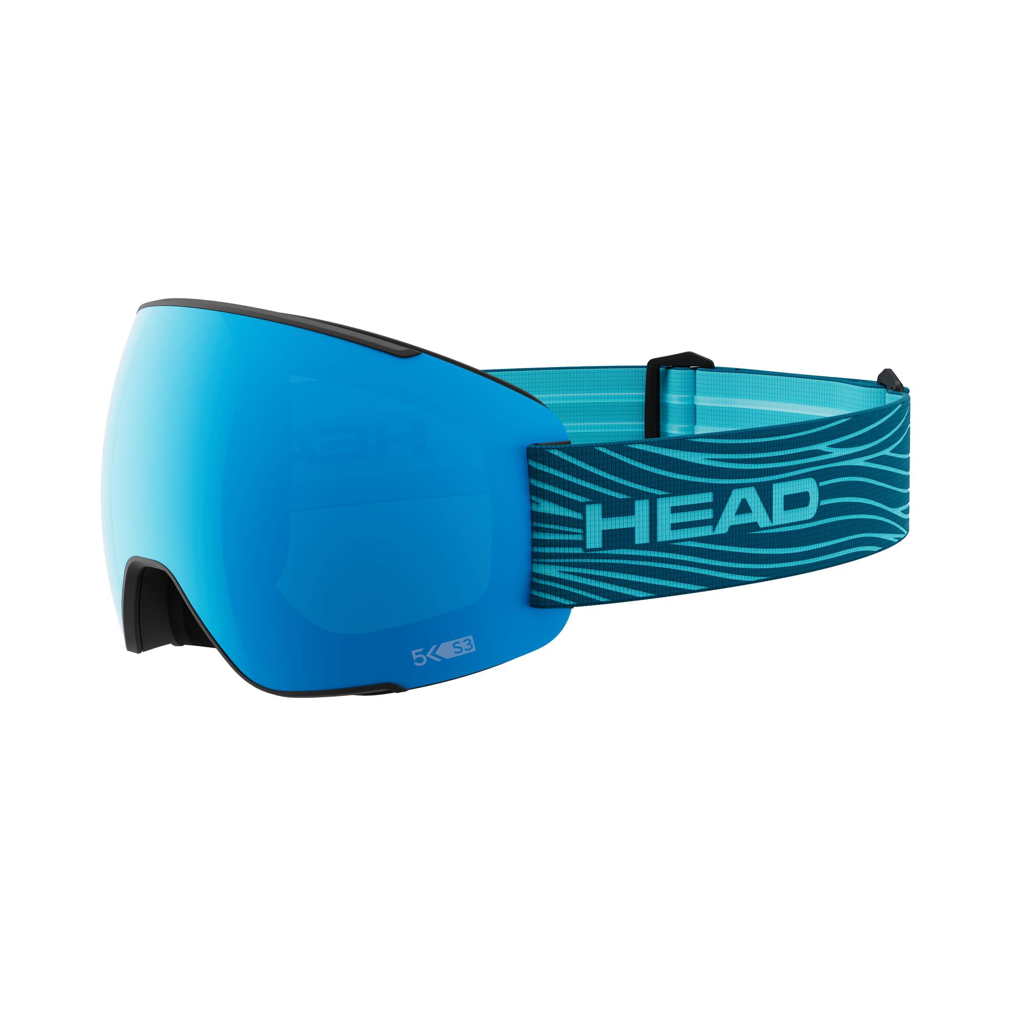 HEAD Magnify 5K Goggles - Blue/Petrol + Spare Lens