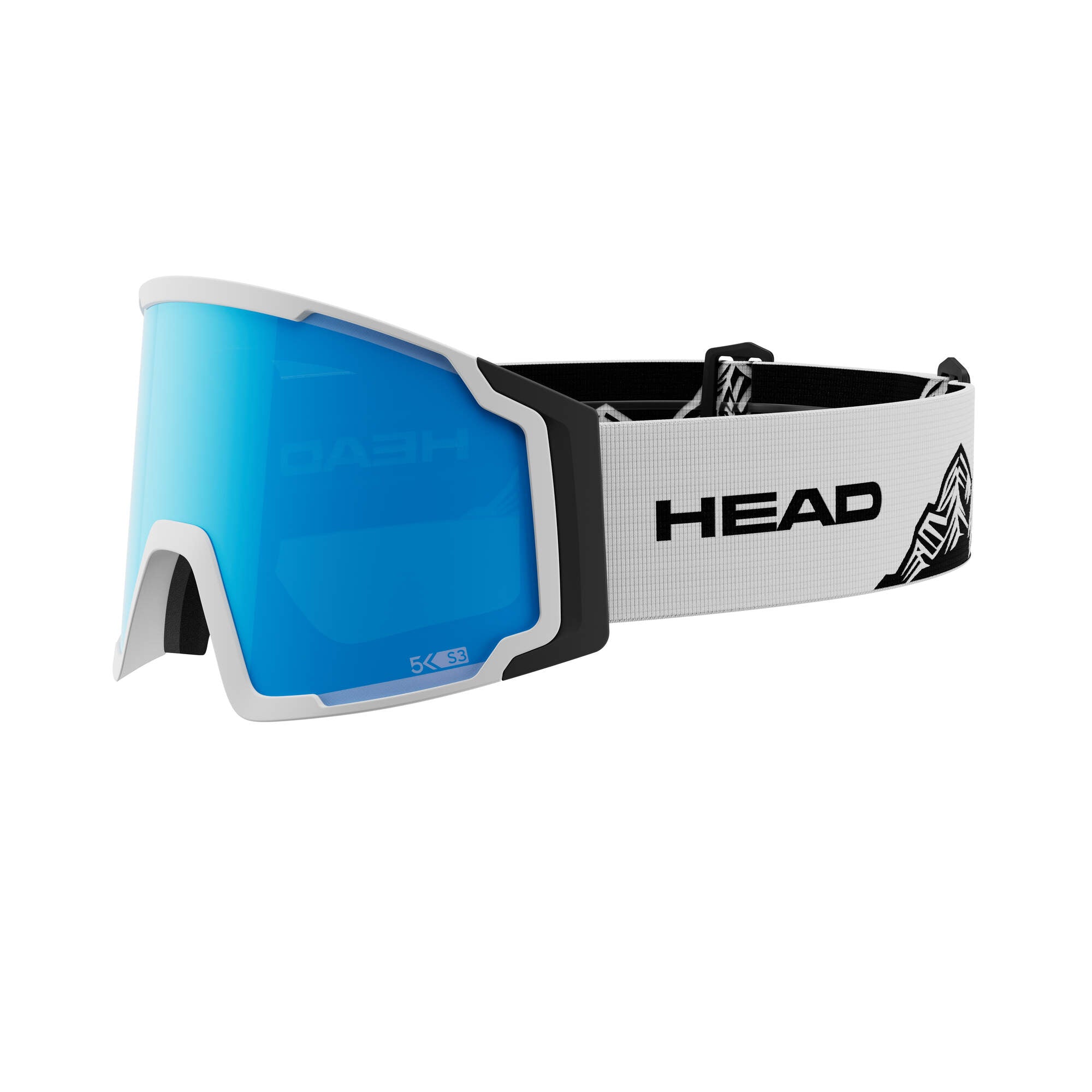 HEAD Neves Pro 5K Goggles - Blue/White