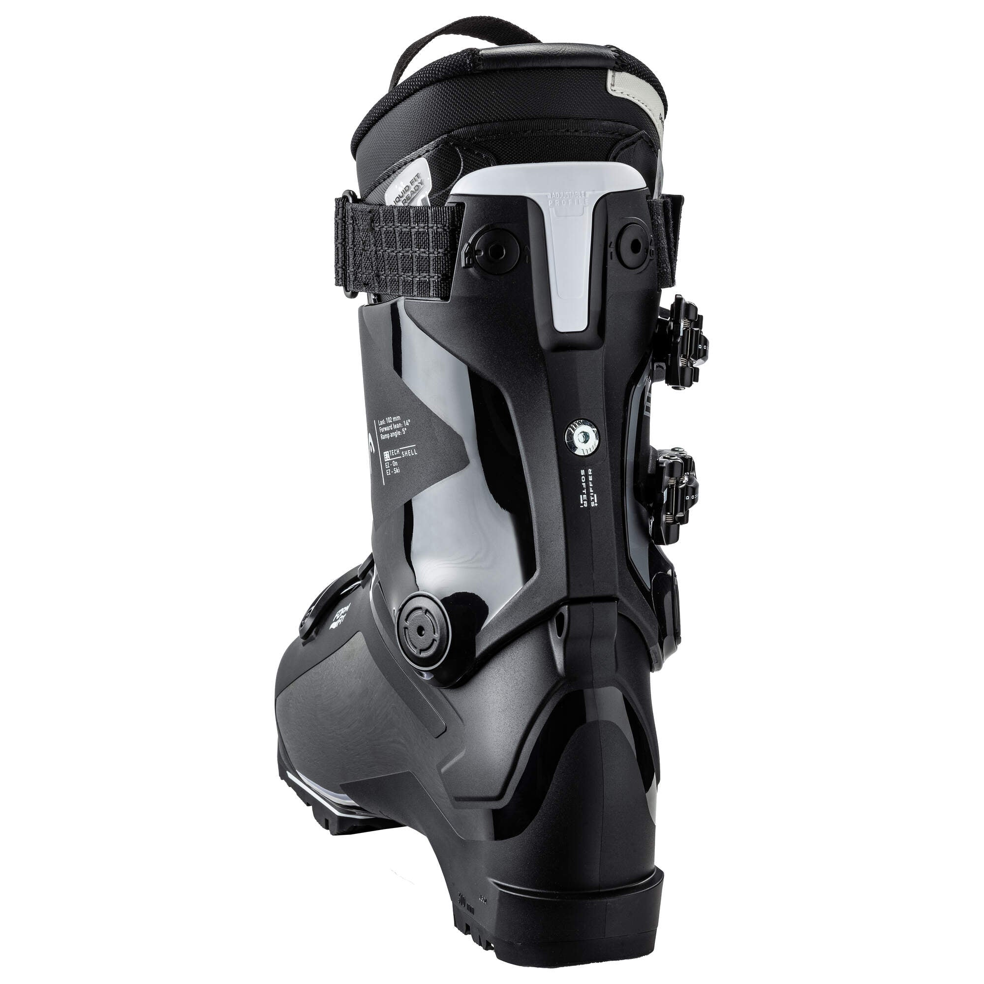 HEAD Edge 130 HV GW BOA Ski Boots - Black/White