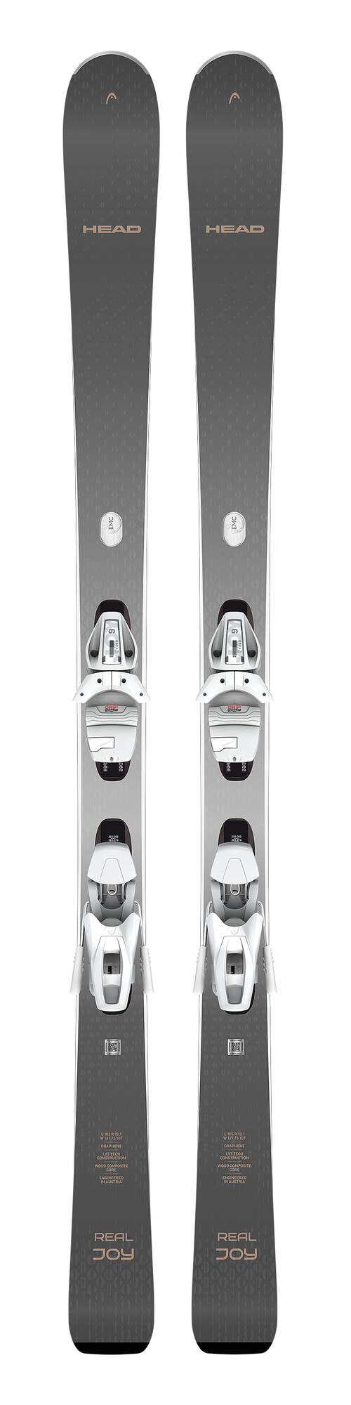 HEAD e.real Joy Women's Skis + Joy 9 GW SLR Bindings