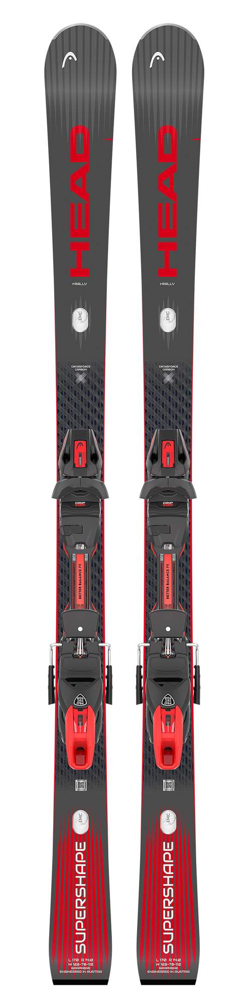 HEAD Supershape e-Rally SW Skis + Protector Evo PR 13 GW Bindings