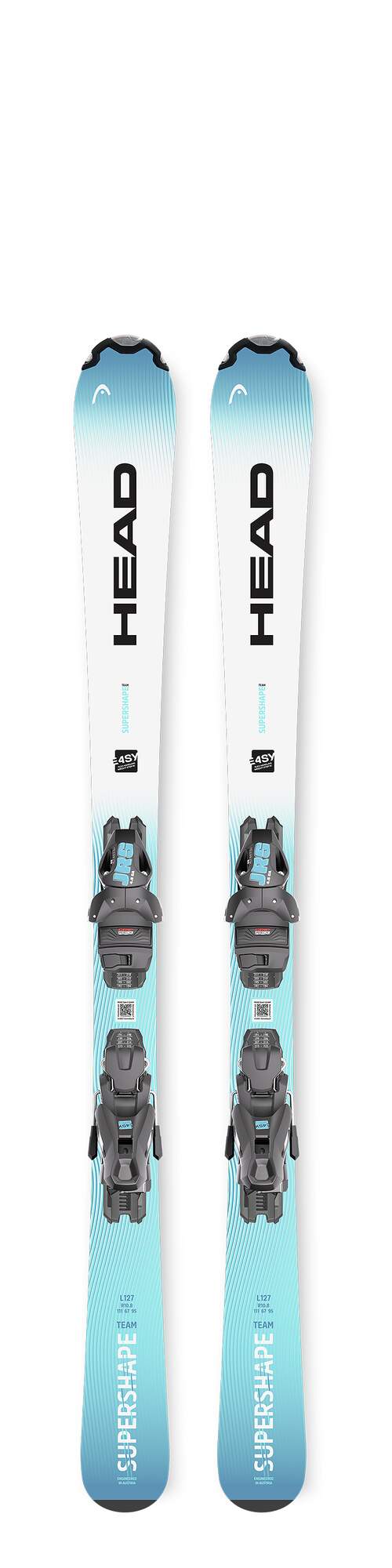 HEAD Supershape Team Easy Junior Skis + JRS 4.5 GW CA Bindings