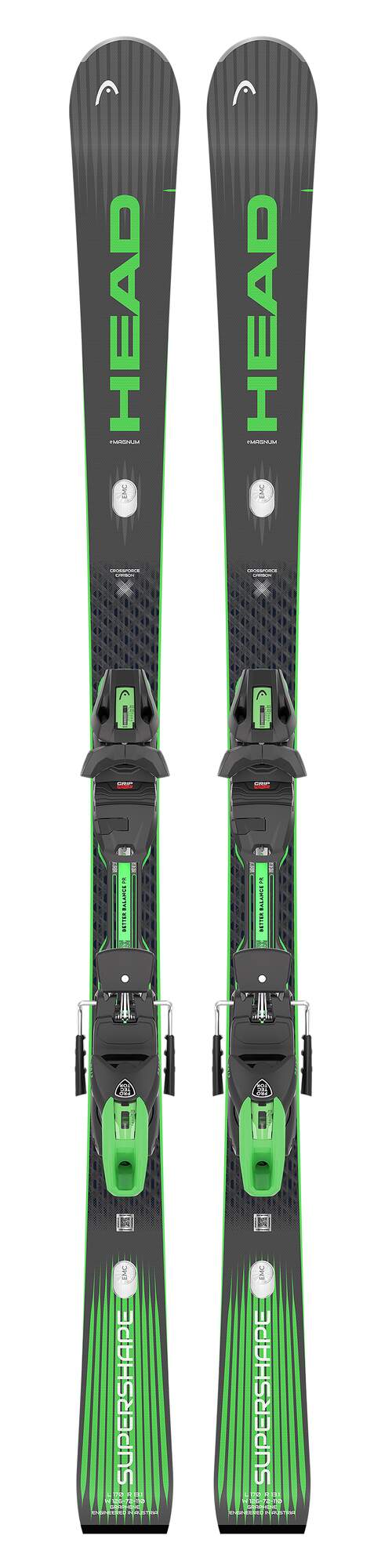 HEAD Supershape e-Magnum SW Skis + Protector Evo PR 13 GW Bindings