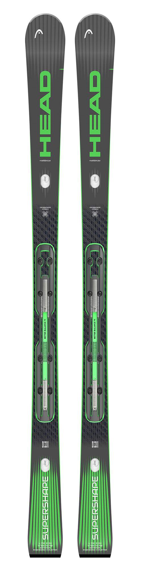 HEAD Supershape e-Magnum SW Skis + Protector Evo PR 13 GW Bindings
