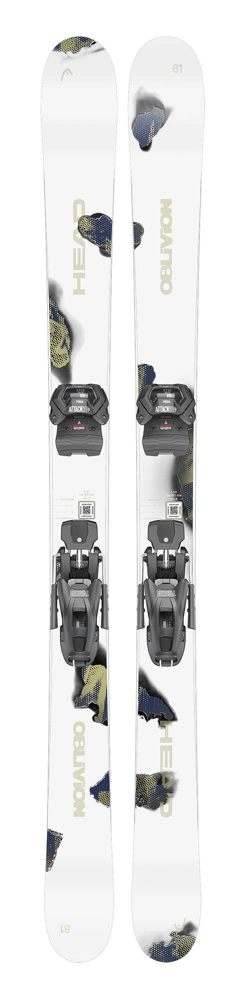 HEAD Oblivion Jr. Twin Tip Skis + SX Team 9.0 GW CA Bindings
