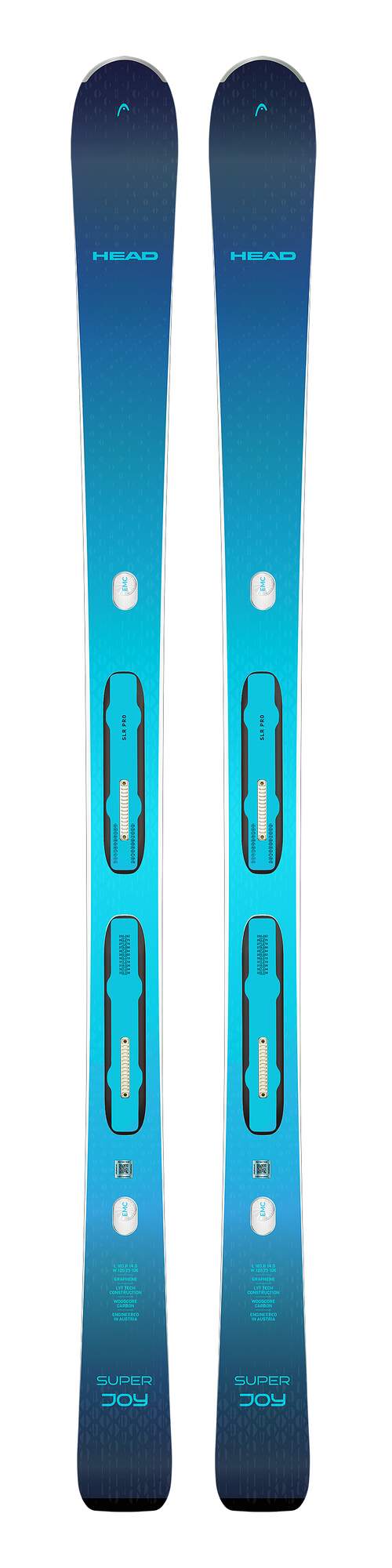 HEAD e-super Joy SW Women's Skis + SLR 11 GW Bindings