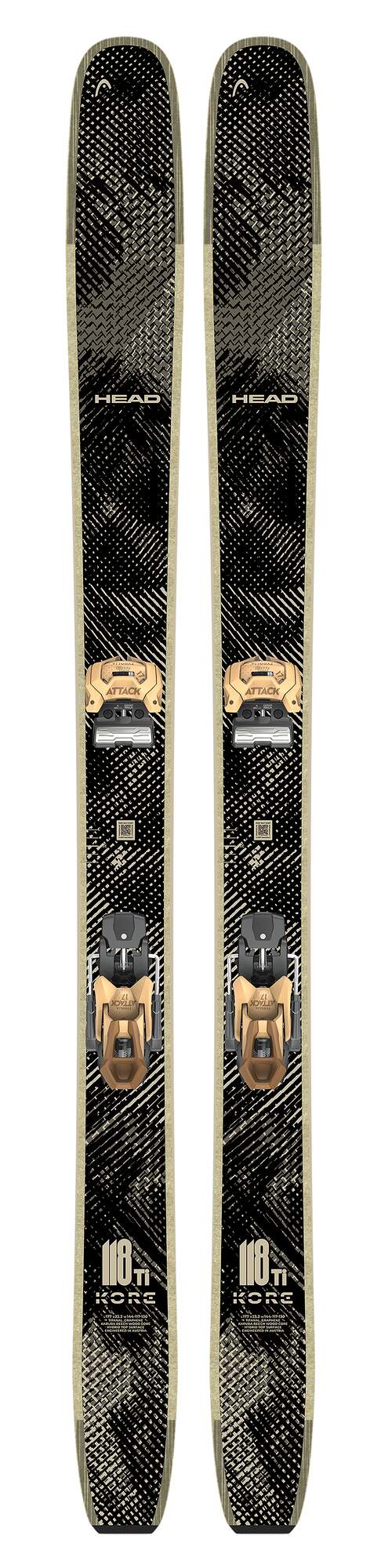 HEAD Kore 118 Ti Skis + Attack 17 GW Bindings