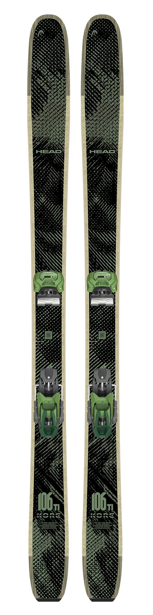 HEAD Kore 106 Ti Skis + Attack 14 GW Bindings