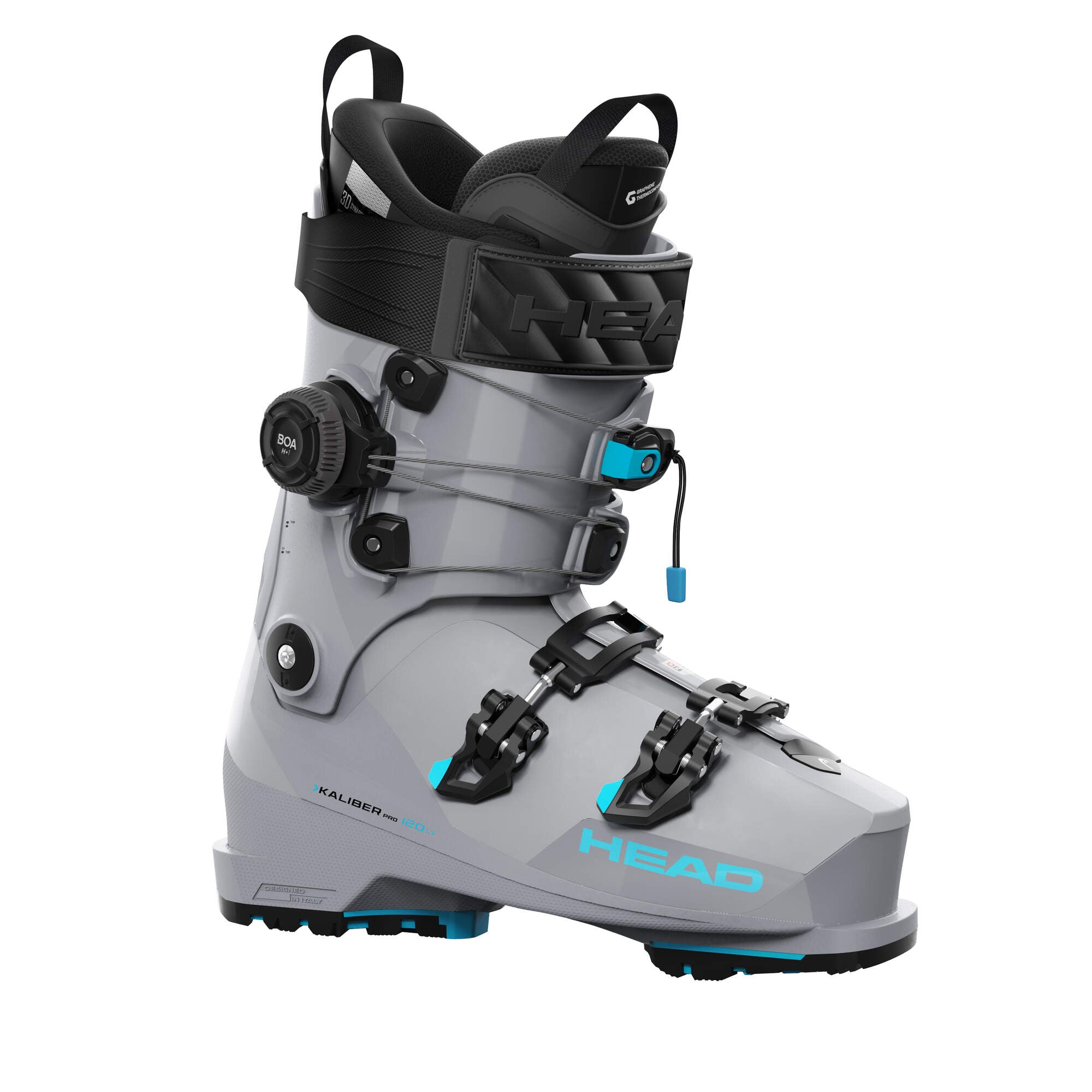 HEAD Kaliber Pro 120 LV GW BOA Ski Boots - Gray/Speedblue
