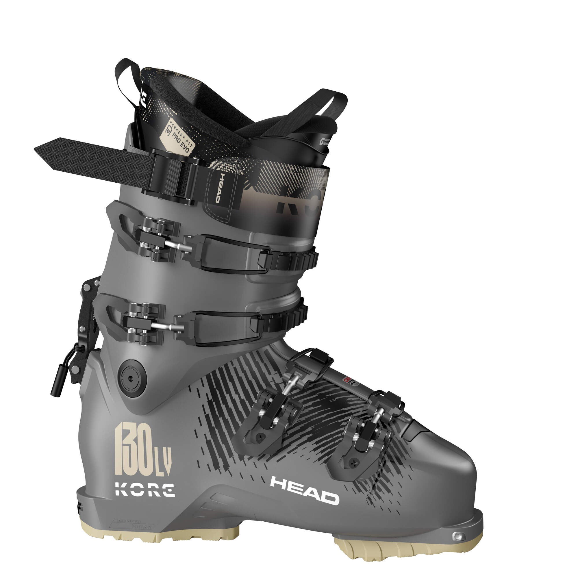 HEAD Kore 130 LV GW Ski Boots - Anthracite/Sand