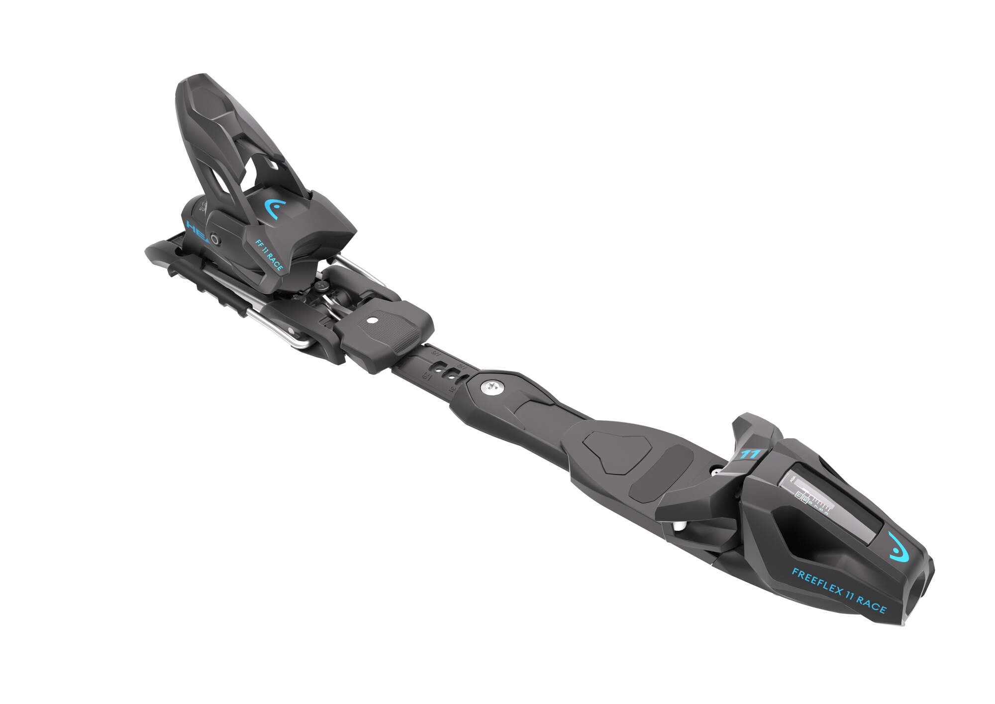 HEAD Freeflex 11 Race Ski Bindings - 85 mm Matte Black/Speed Blue