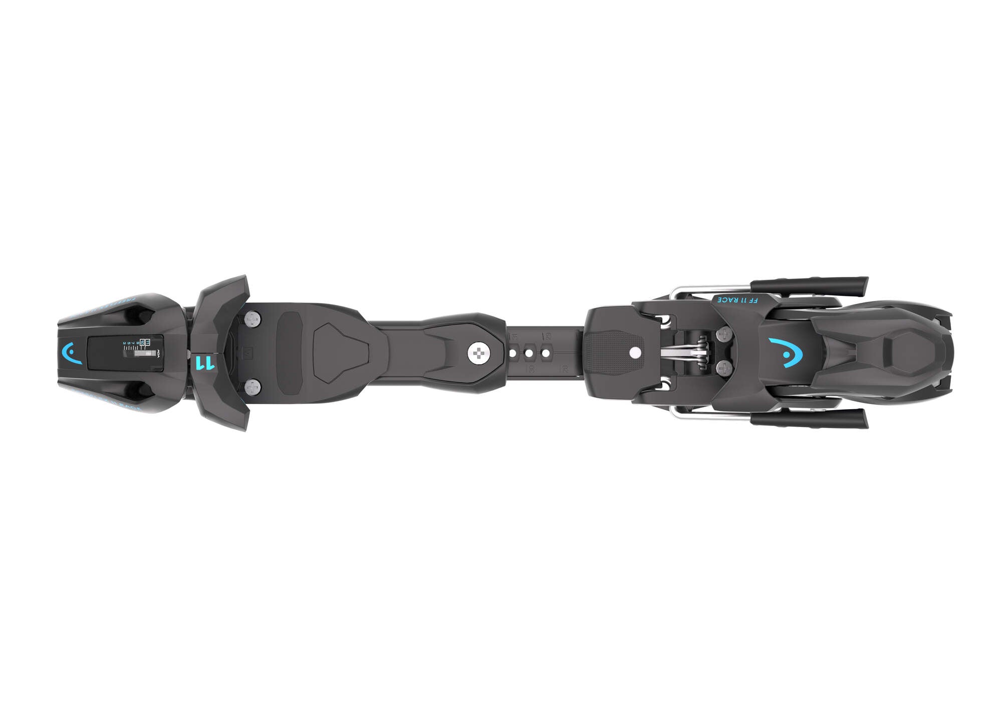 HEAD Freeflex 11 Race Ski Bindings - 85 mm Matte Black/Speed Blue